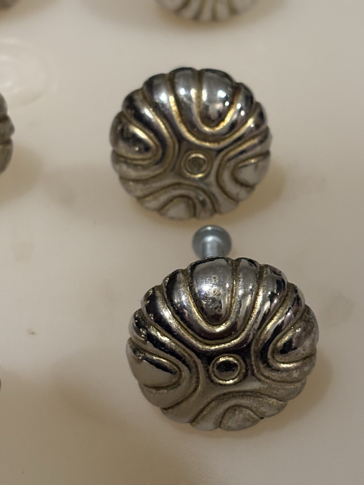 30 Antique Ornate Decorative Antique Brass Drawer Pulls- Art Deco vintage home