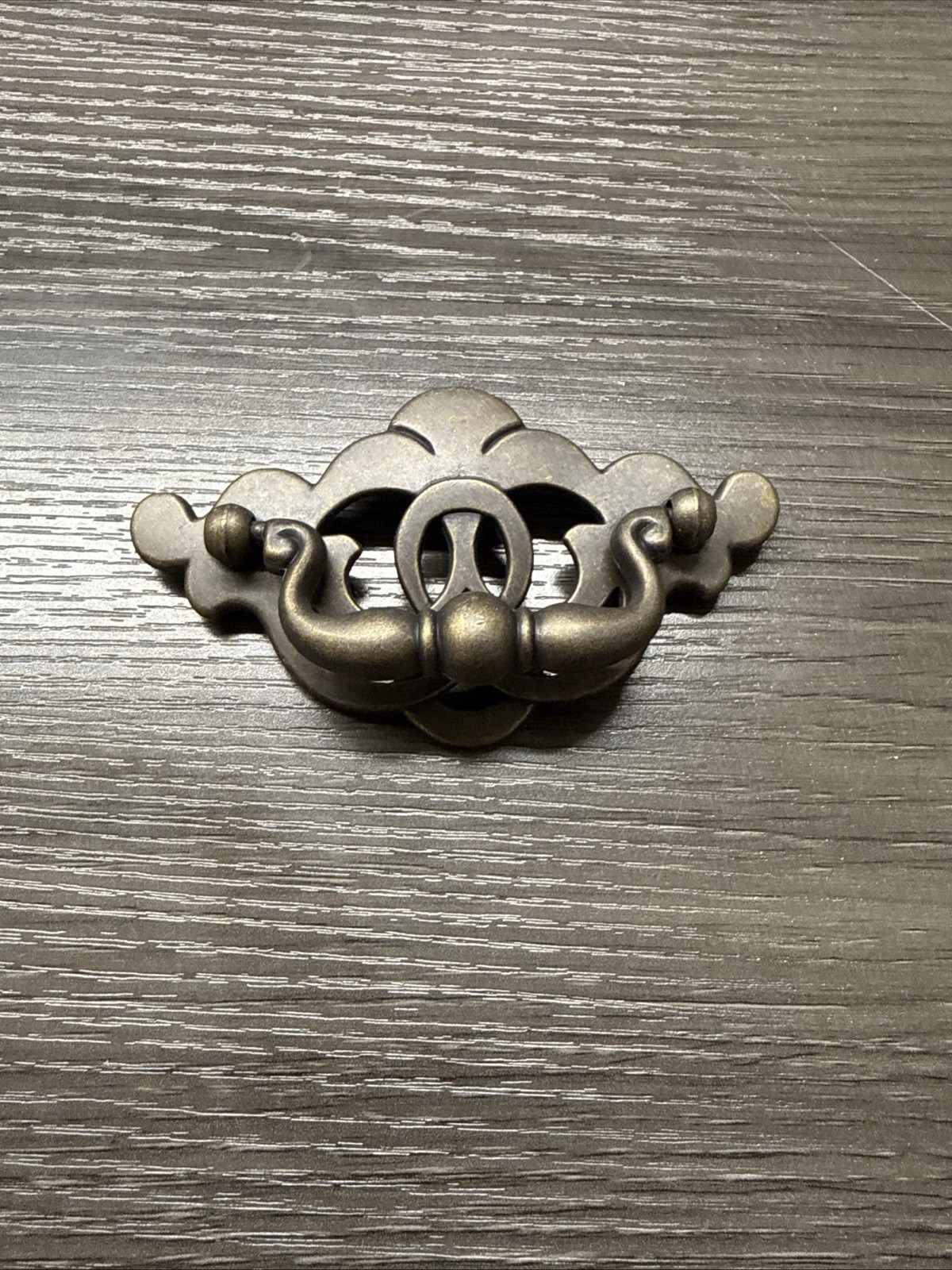 Vintage Keeler Batwing Drawer Antique Brass Furniture Cabinet Pull Handle (63)