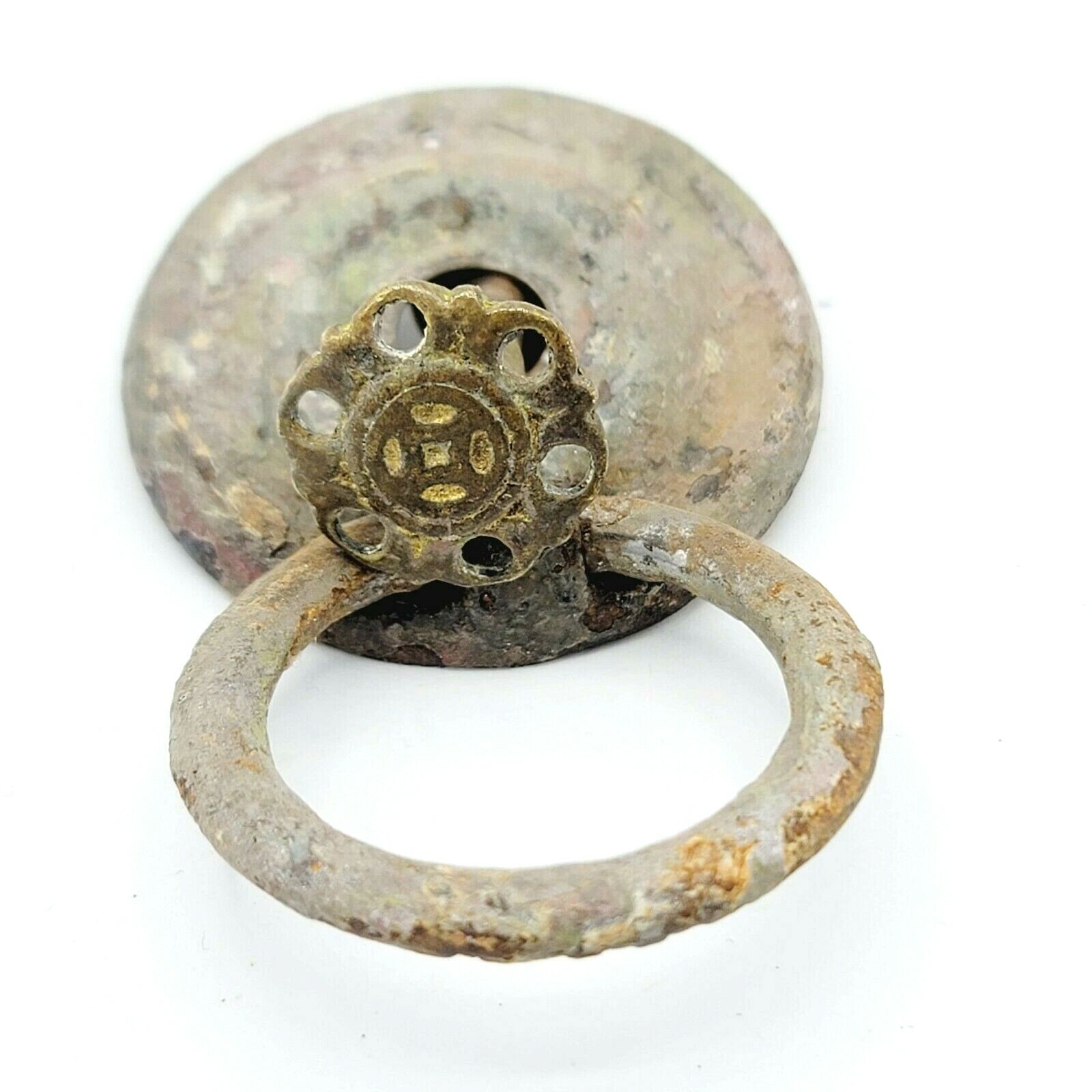 Vintage Steel Drawer Pull Handle Salvage Hardware SINGLE ONLY 1 1/2″