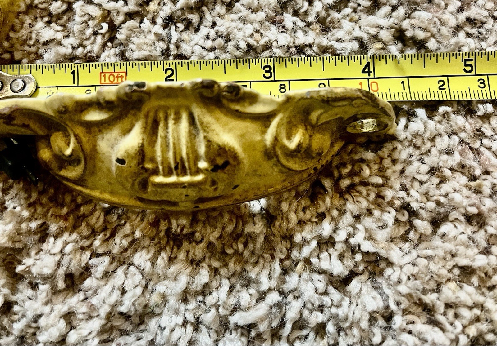 Antique vintage Cast Metal Heavy Drawer Pulls Lot Of 8