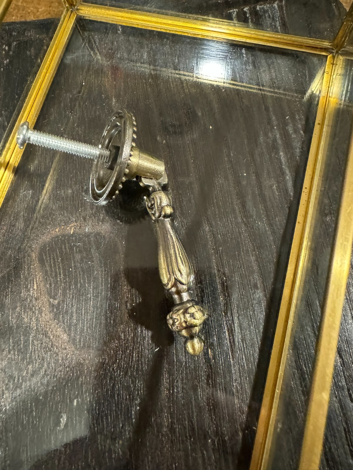 antique Brass Teardrop Pull Tear Drop Drawer Bronze Furniture Knob handle door
