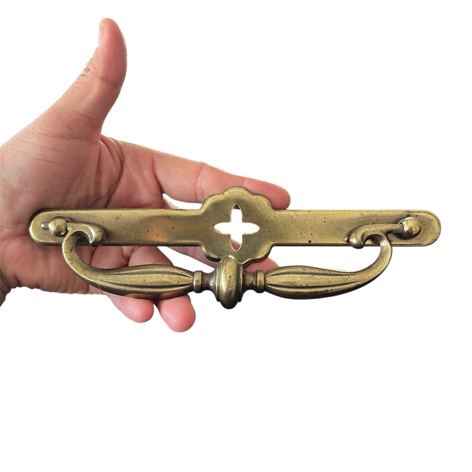 KBC Keeler Brass Co Vintage LONG Drawer Pull Bail Handle