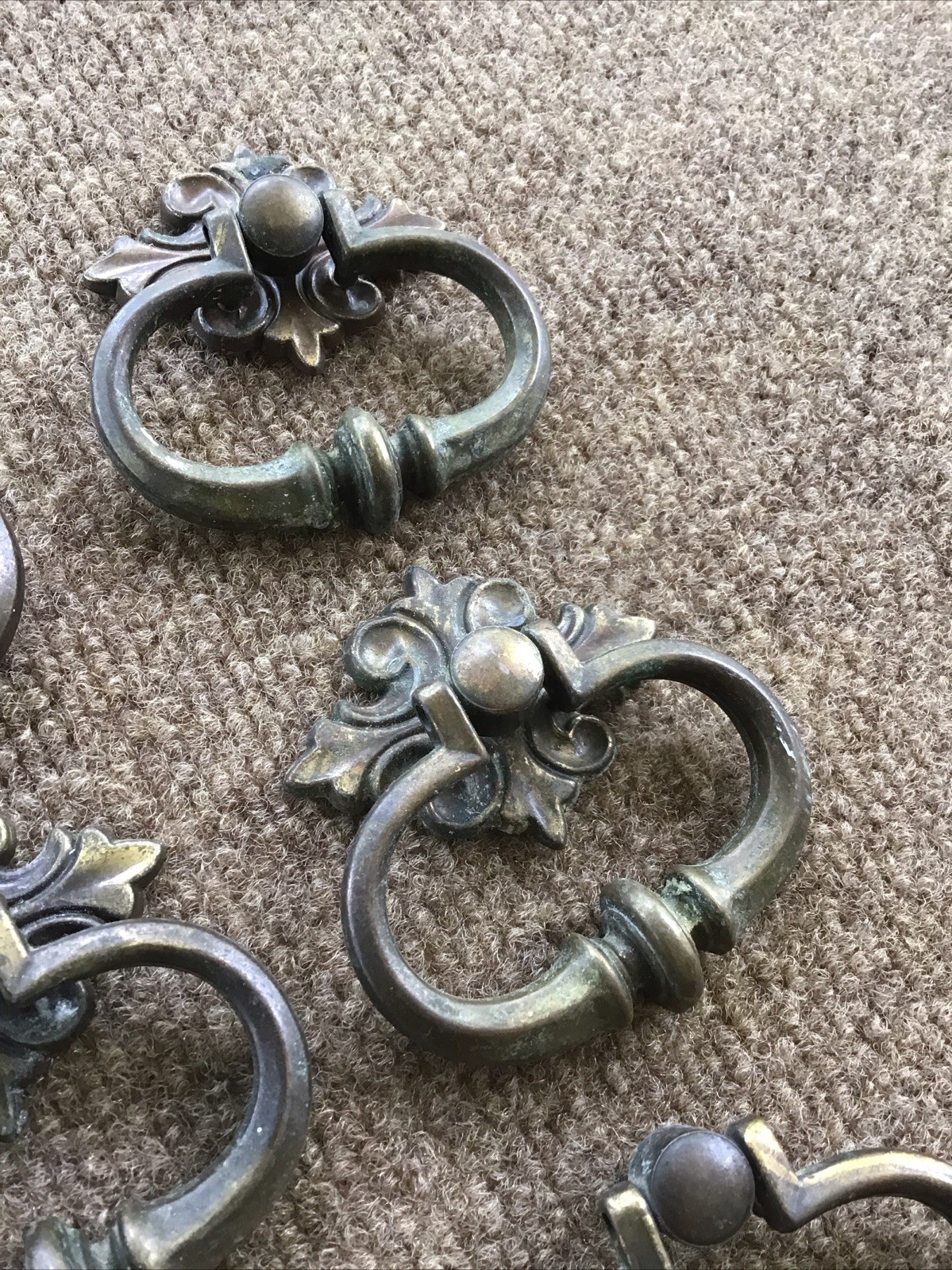 Lot of 5 Amerock Heavy Drop Bail Drawer Dresser Pull Handles 1460 / 1461 Canada