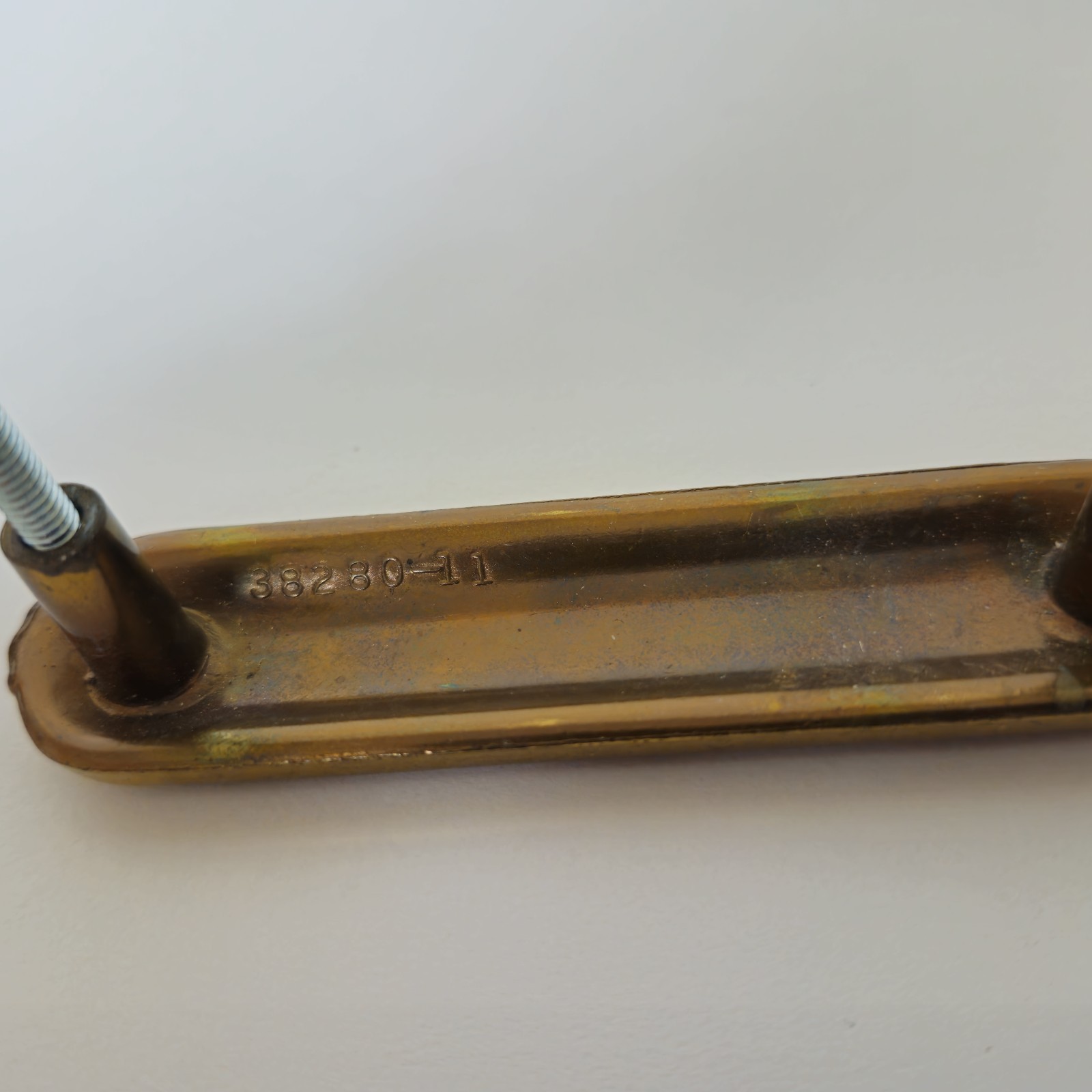 Keeler Brass Company KBC 4″ Art Deco Drawer Pull w/ 3″ Mounting USA