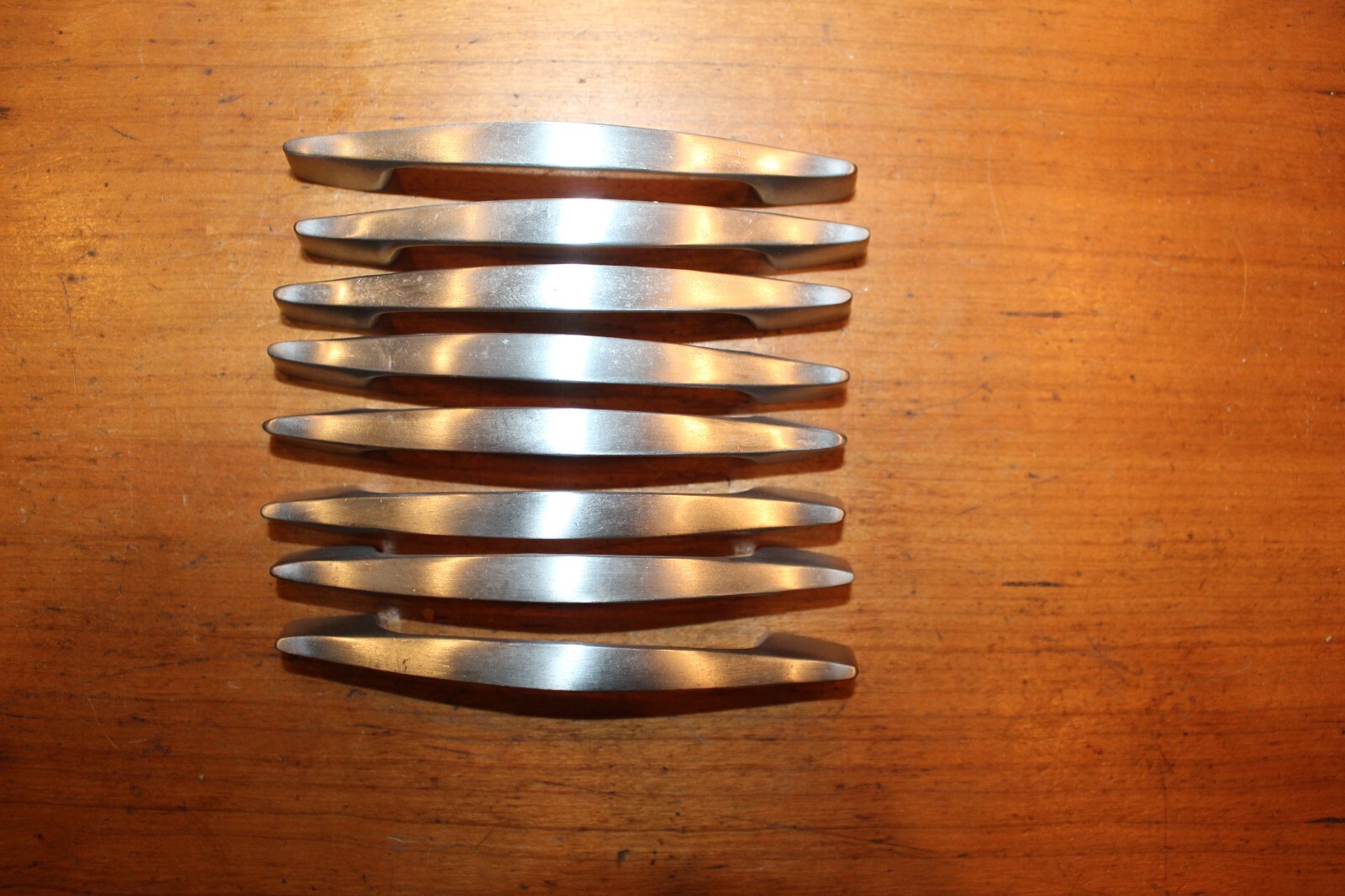 Brushed Aluminum Mid-Century Modern Drawer Pull / Handle I-27
