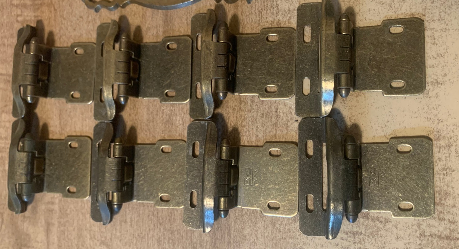 Lot Of Vintage Hardware Drawer Knobs Hinges
