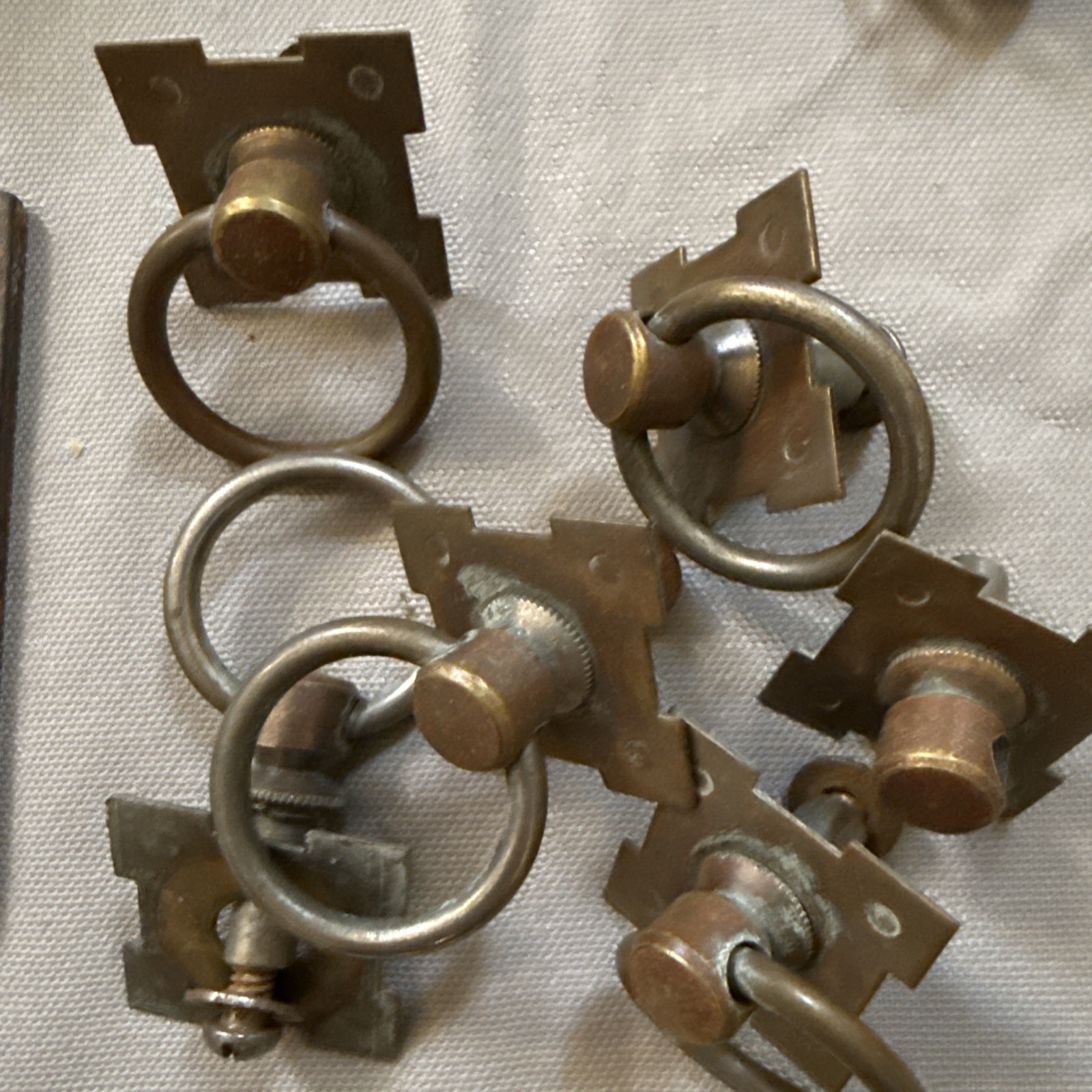 Vintage Furniture Hardware Assorted Parts Drawer Pulls Handles 100 Plus Lot