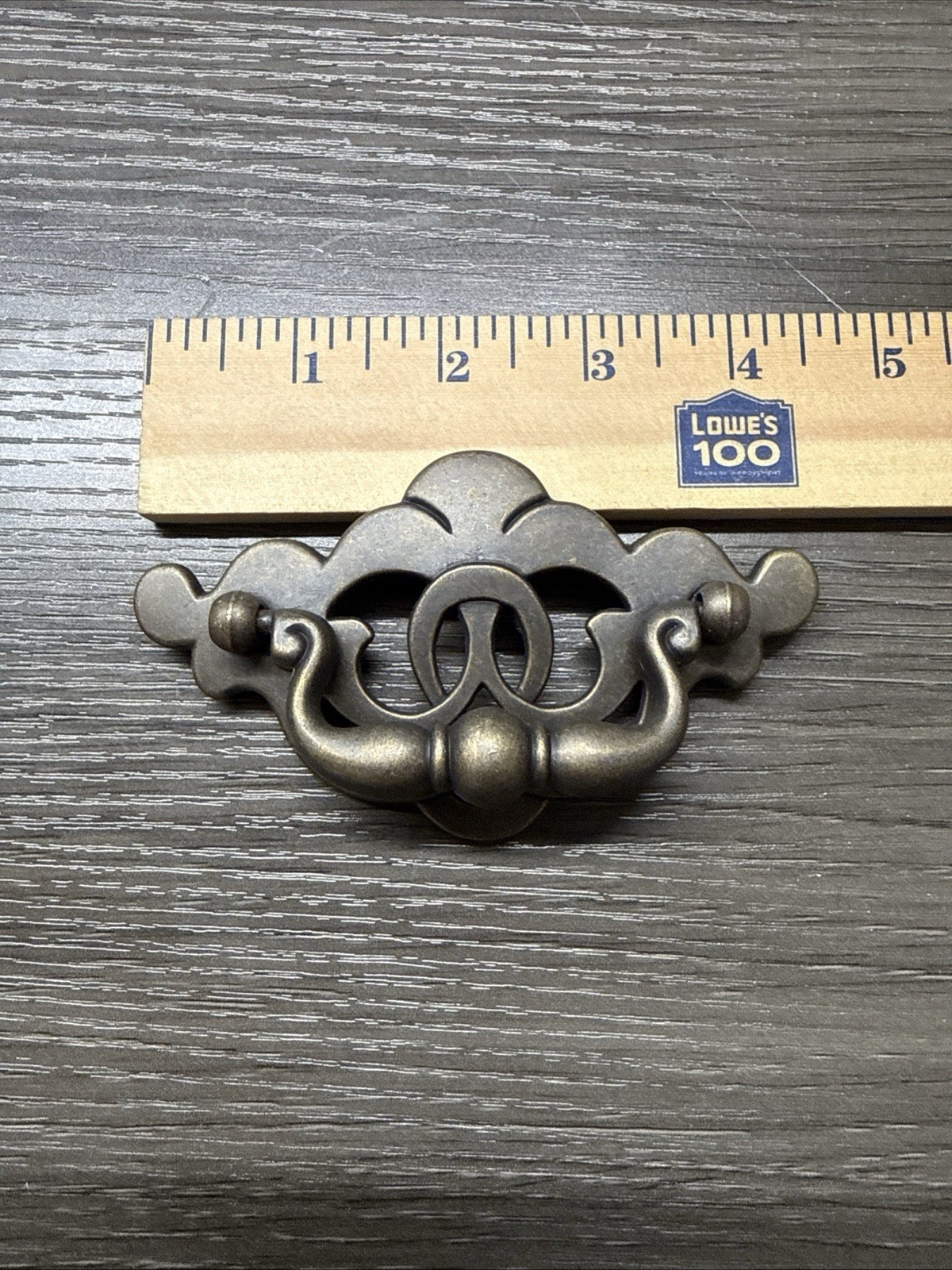 Vintage Keeler Batwing Drawer Antique Brass Furniture Cabinet Pull Handle (63)