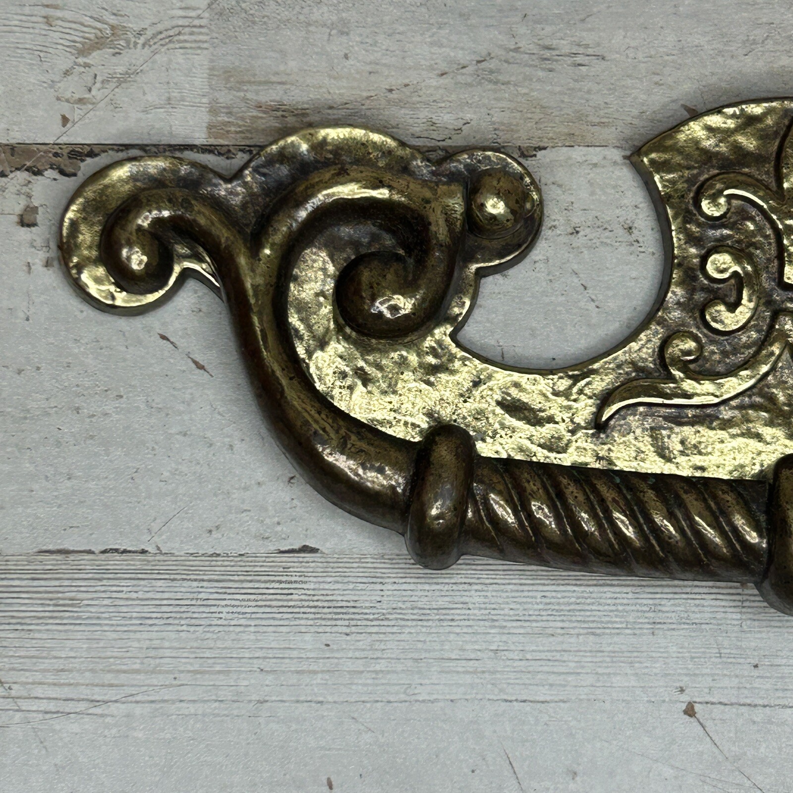 Vintage Large KBC 150 Keeler Brass Co Center Handle Drawer Cabinet Pull