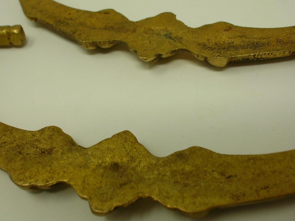 Set of 4 Vintage Cast Brass Drop Handle Drawer Pulls – Architectural Hardware