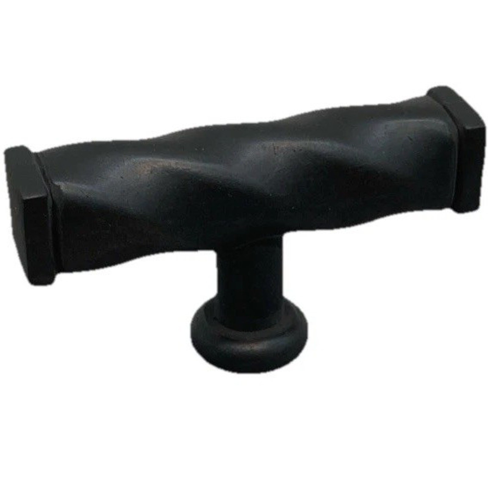 Brainerd 2-1/2” Twisted T-knob Wrought Iron Lot Of 3 {29}