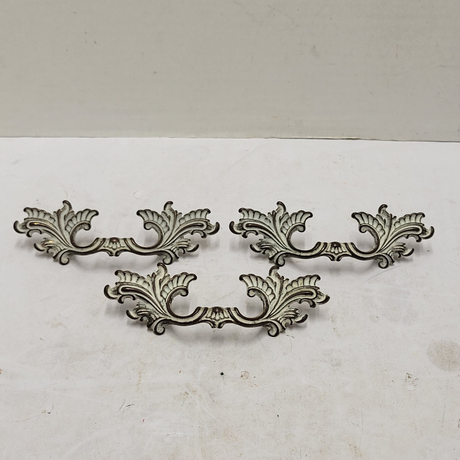French Provinial Drawer Pull Lot Of 3