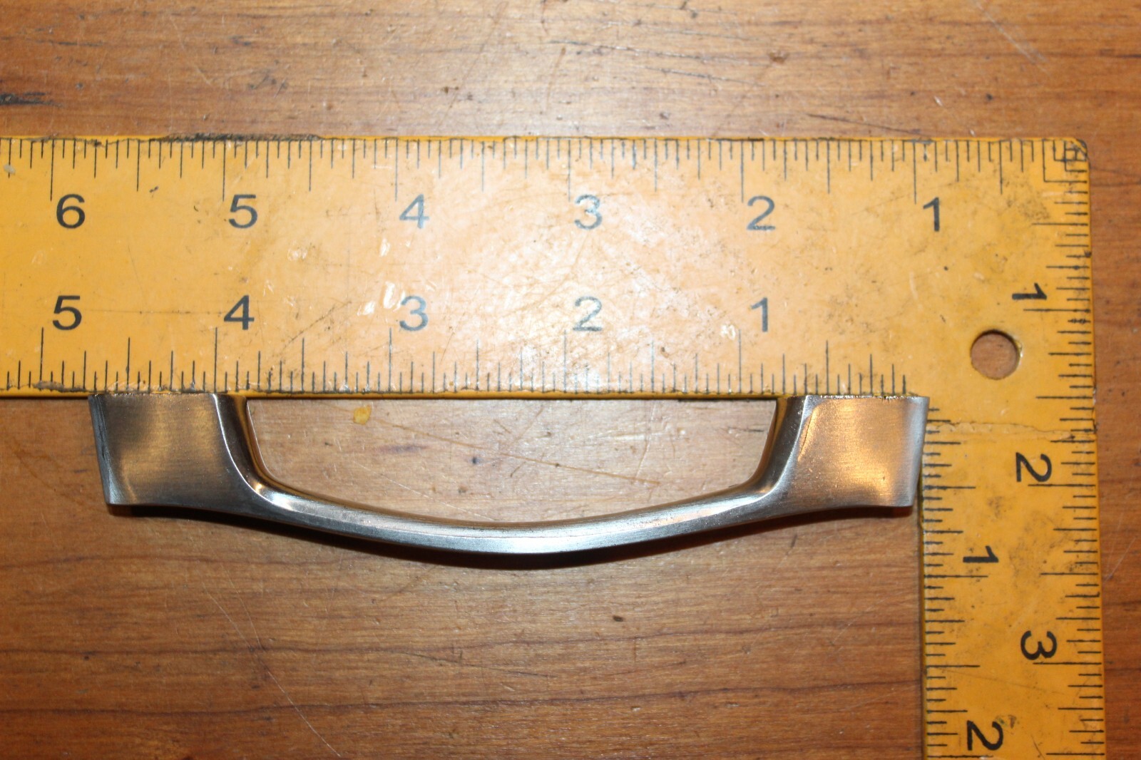 Brushed Aluminum Mid-Century Modern Drawer Pull / Handle I-27