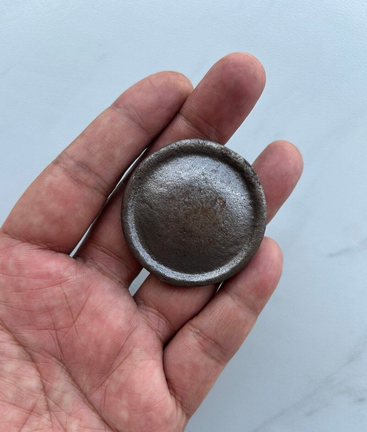 Vintage Old Cast Iron Big Round Cabinet Drawer Door Ornate Knobs Handles 6pcs