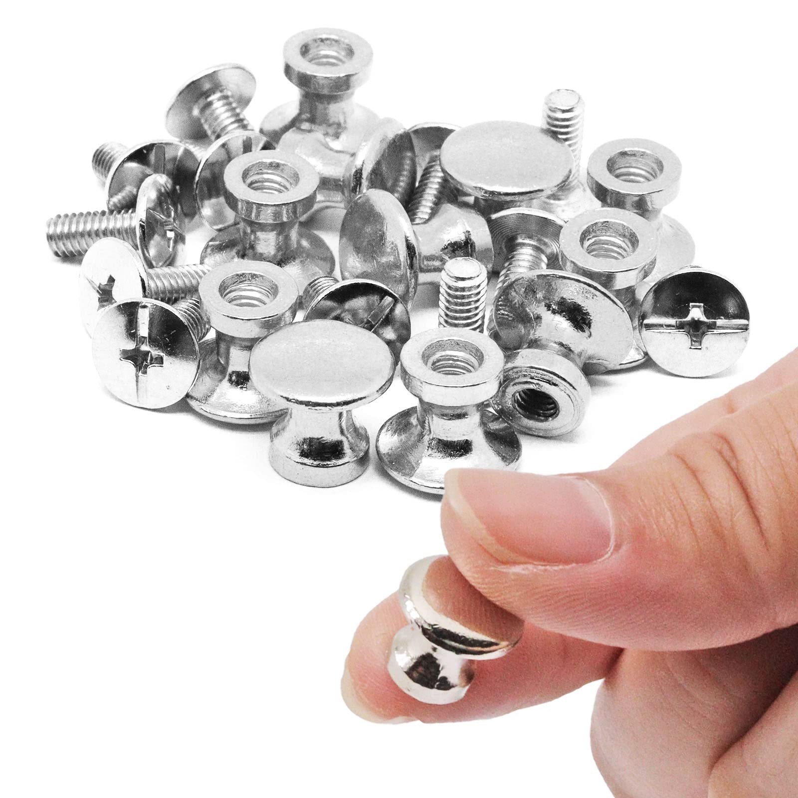 12 Pcs Mini knobs for Jewelry Box, Small Drawer Knobs Brushed Nickel Cabinet …