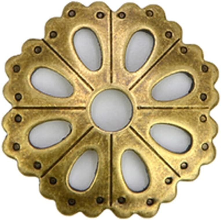 1 Cabinet Knob Back Plate Rosette Furniture Pull Back Plate Hardware Bonze-Brass