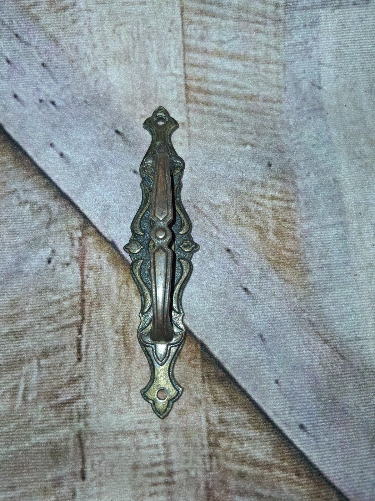 1974 Holiday Rambler Vintage Antique Brass Finish Complete Cabinet Handles