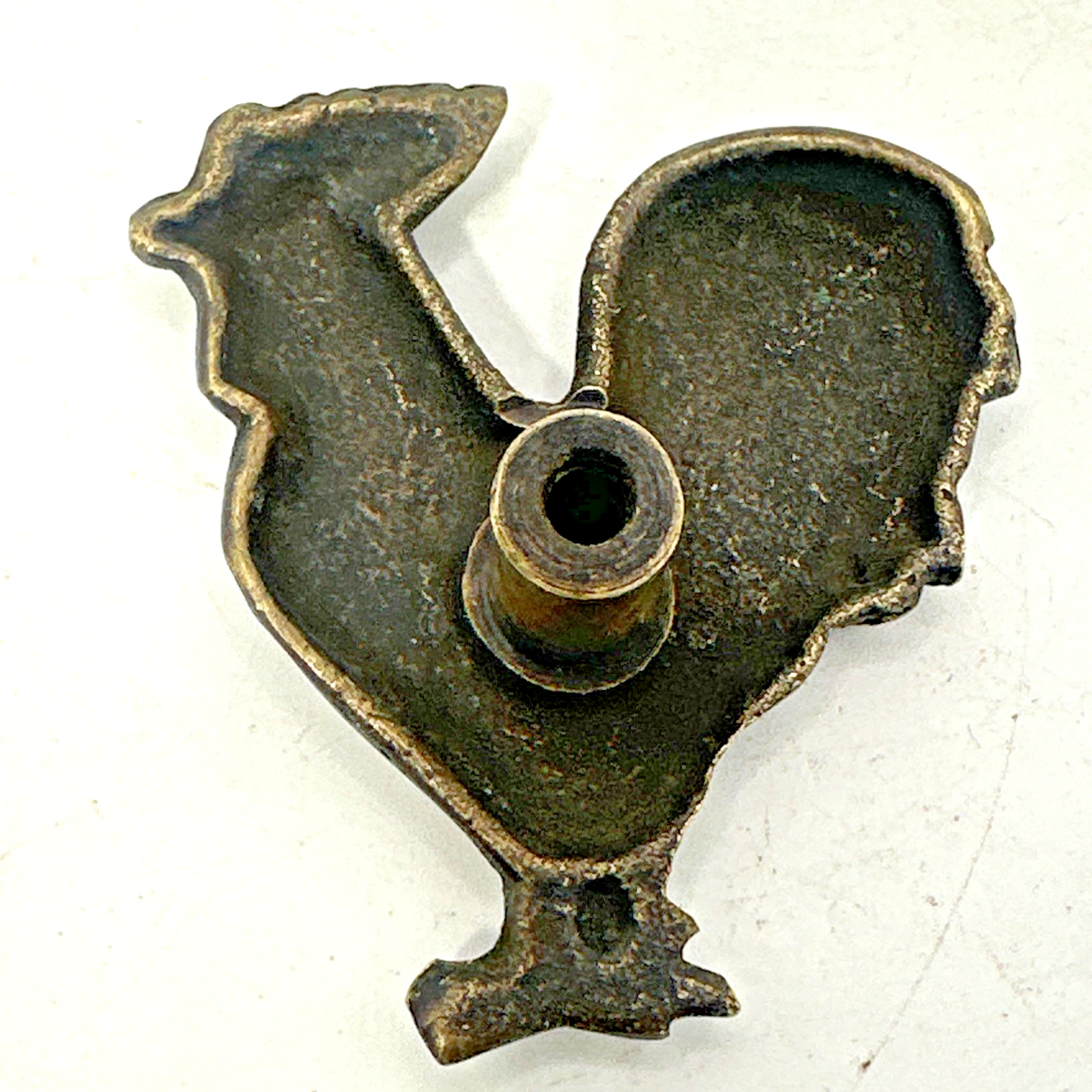 Vintage Rooster, Chicken Cabinet Drawer Door knob Pull Solid Bronze, Country