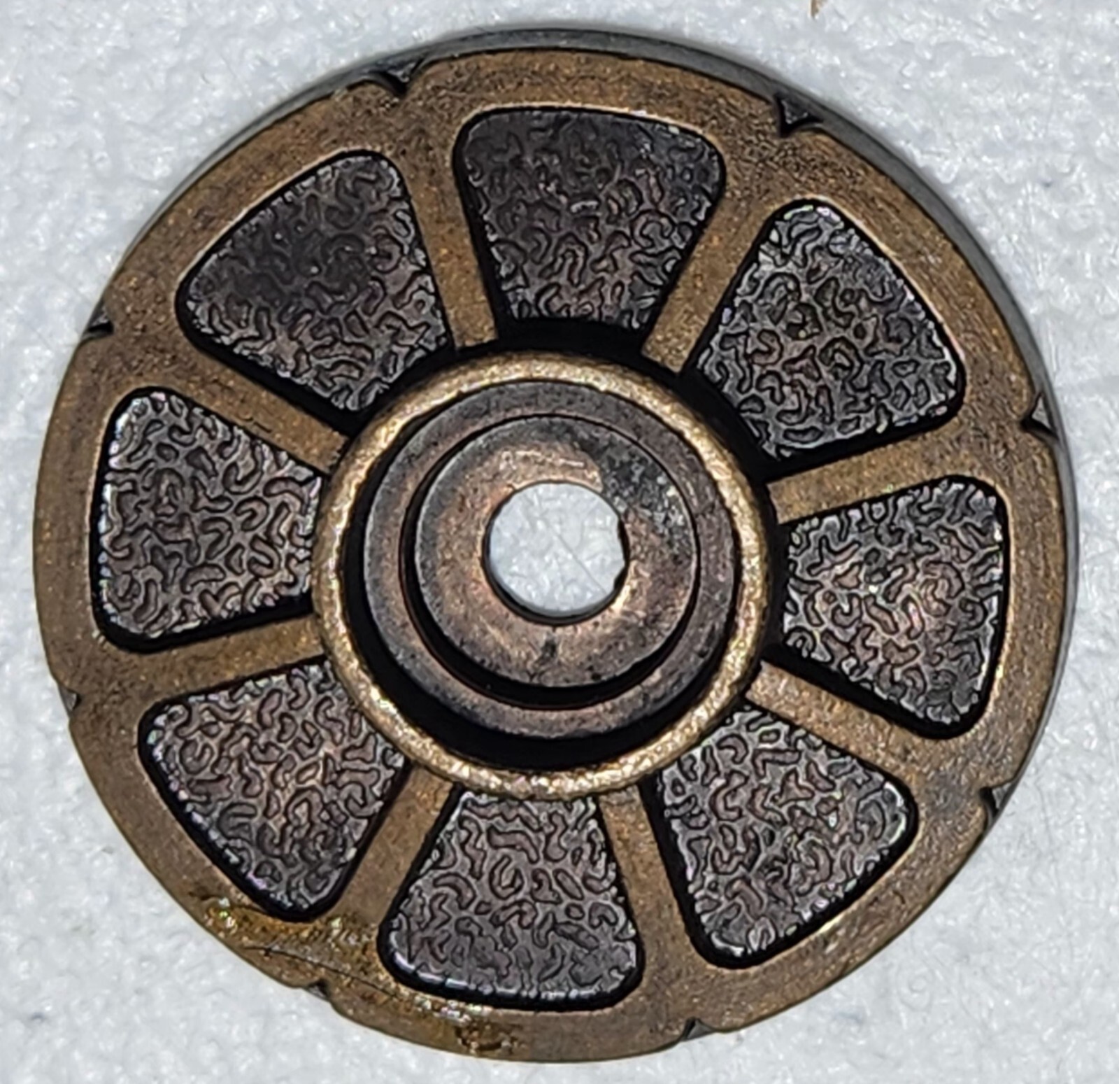 Vintage 37 M Brand 1 Inch Round Drawer Back Plates