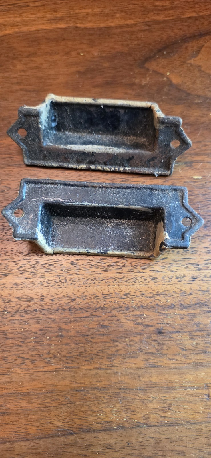Antique/Vintage Lot of 11 Drawer Pulls/Handles ~ Decorative ~ Cast Iron? ~ Used