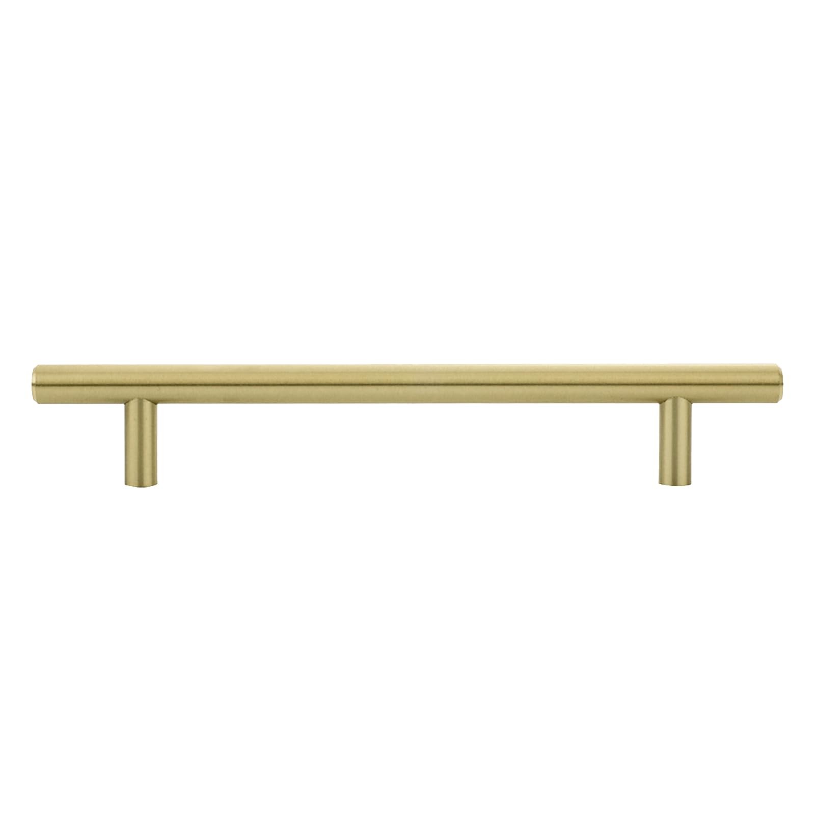 Retailer Basics Euro Bar Cabinet Handle 1/2-Inch Diameter 7.38-Inch Length 5-Inc