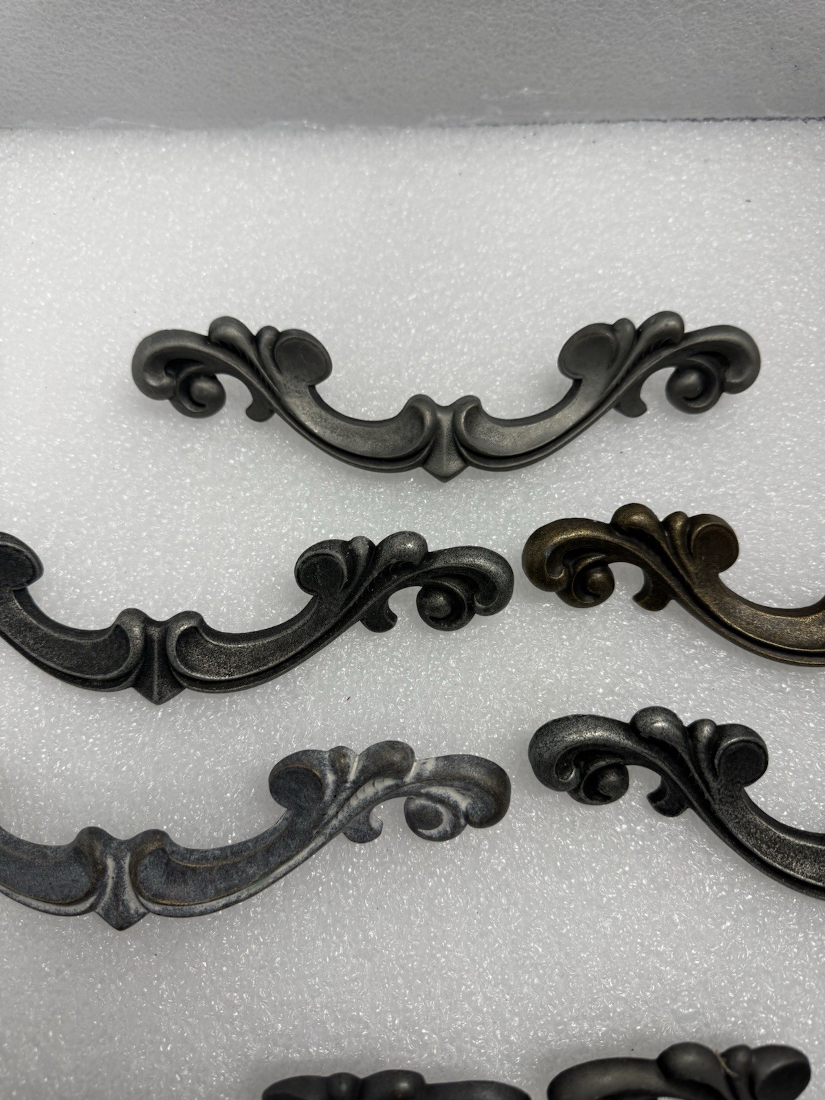 7 Vintage-Savage French Provincial Solid Drawer Pull 8”Different Finishes,