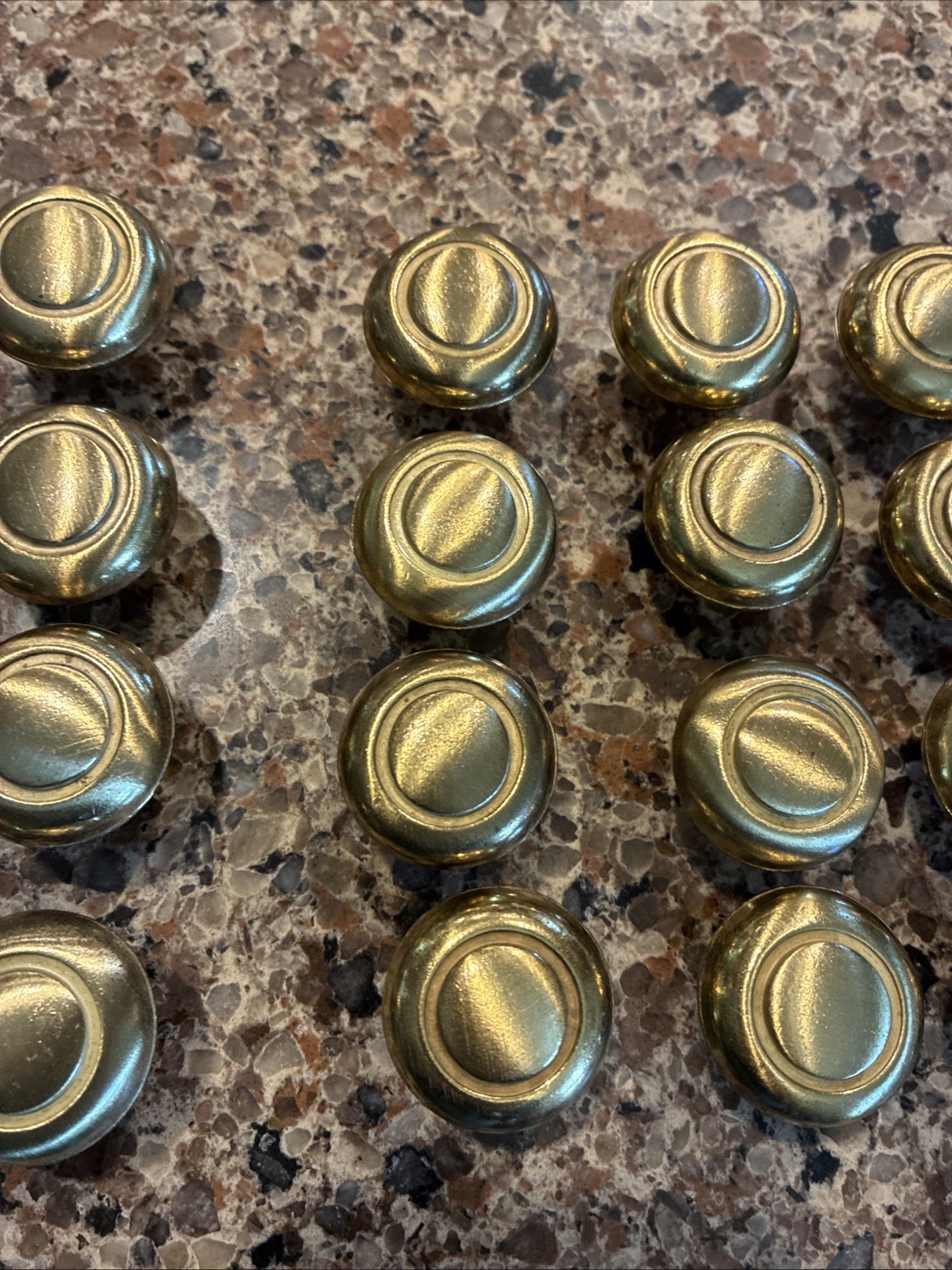 Lot of 20 Keeler Brass Co KBC 43834 Brass Drawer Pulls Handles Knobs Vintage