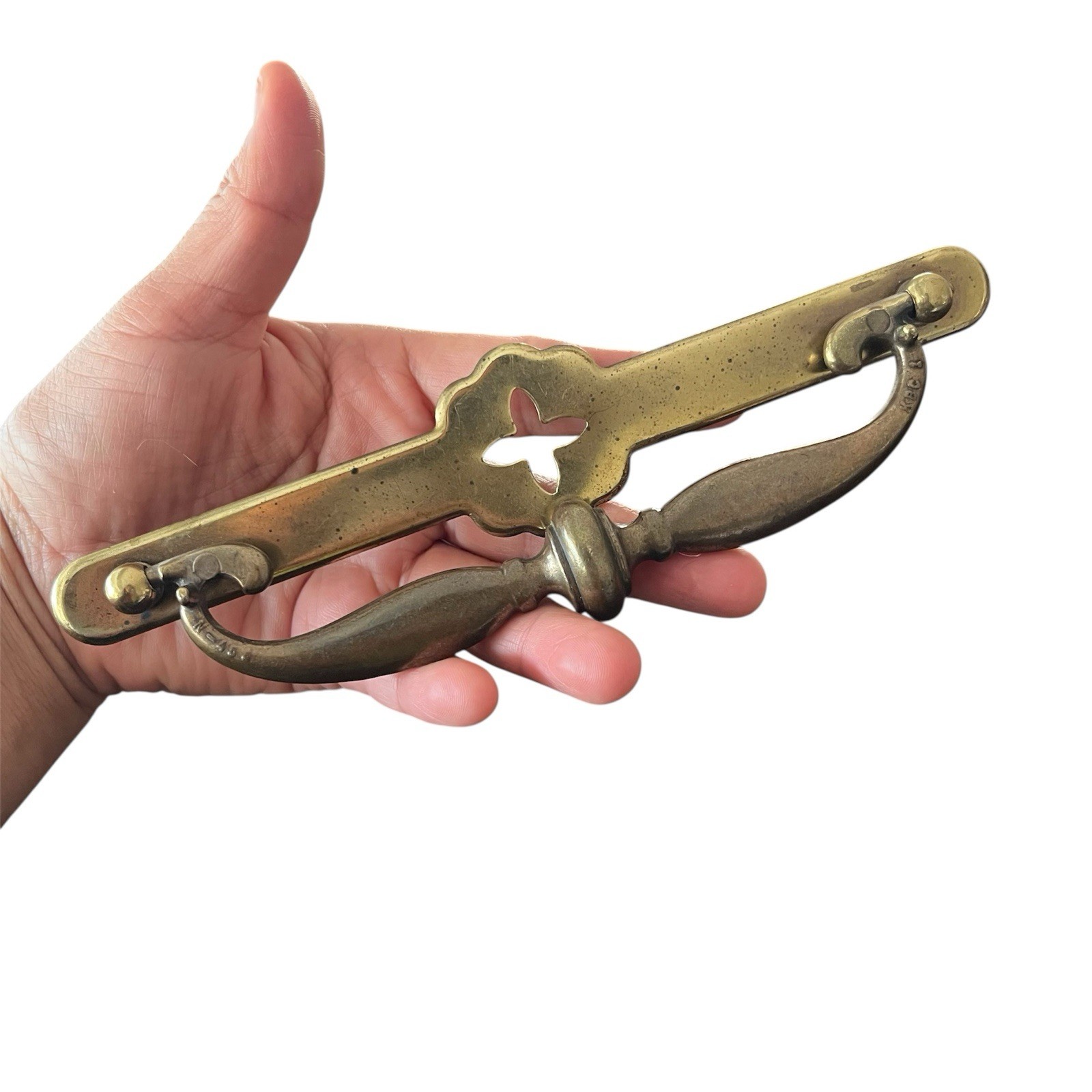 KBC Keeler Brass Co Vintage LONG Drawer Pull Bail Handle