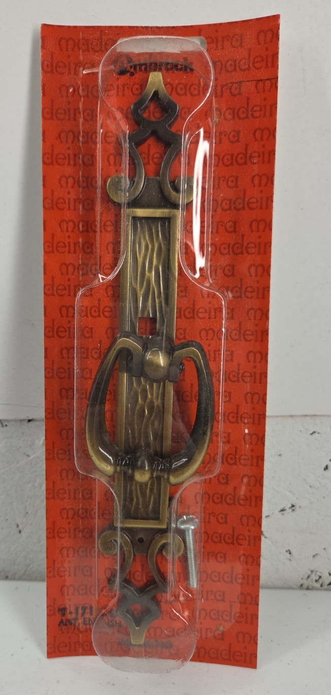 Vintage Amerock T-171-AE Antique English Madeira Drawer Door Pulls Lot of 4 NOS