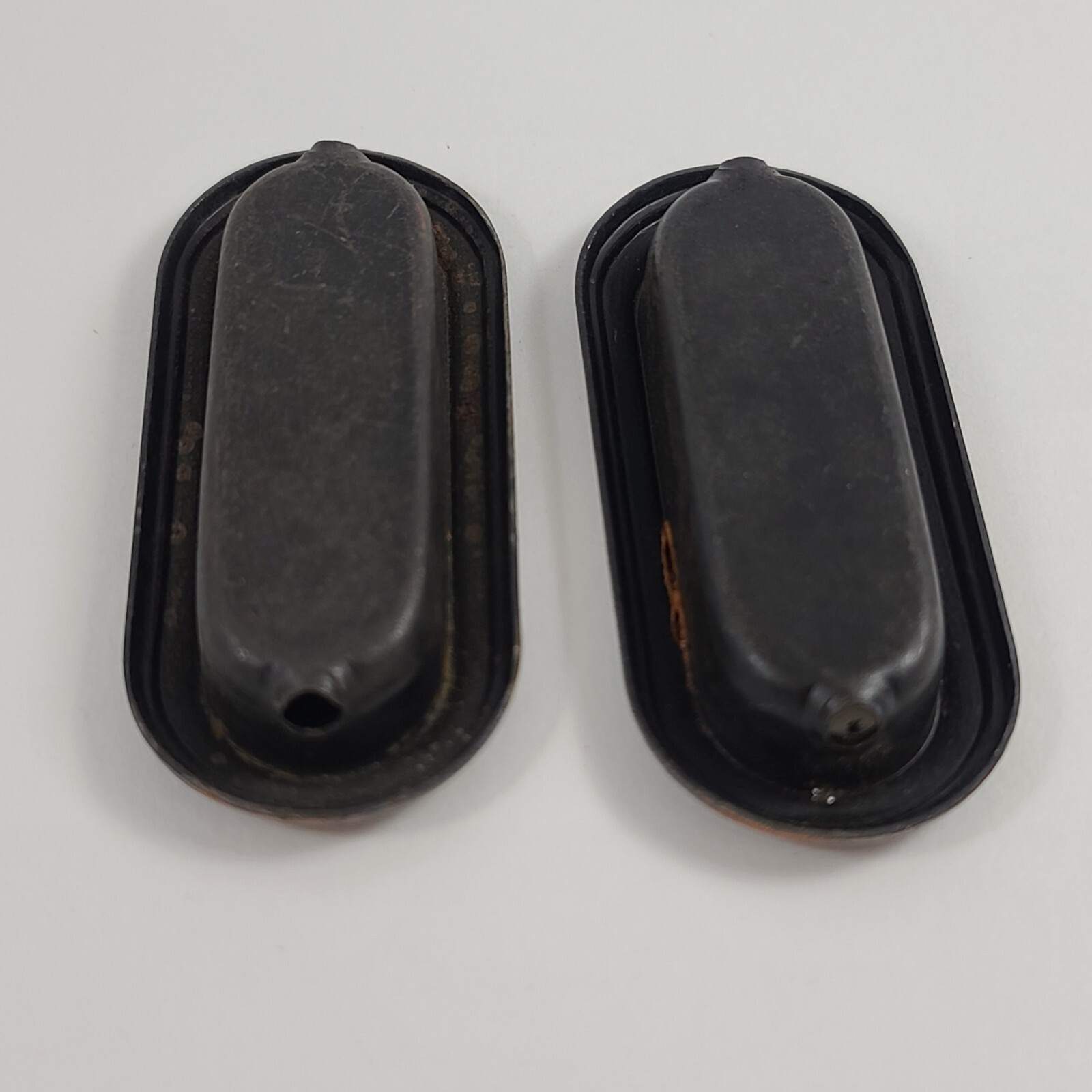 Vintage 1960s Amerock Recessed Drawer Pull Pair Finger Pull 1581