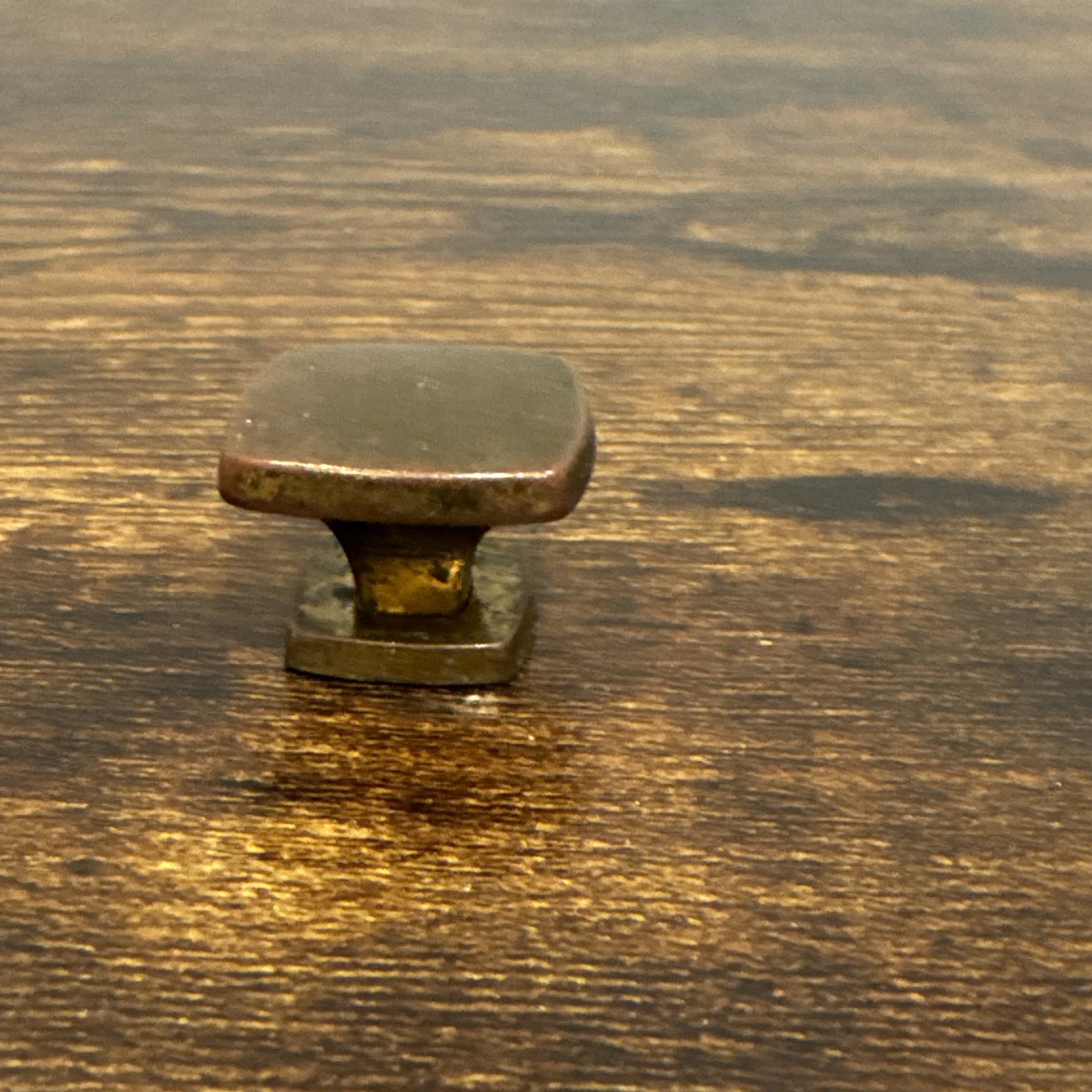 Drexel Newport Drawer Knob Brass Handle Vintage Hardware Dresser Nightstand Pull