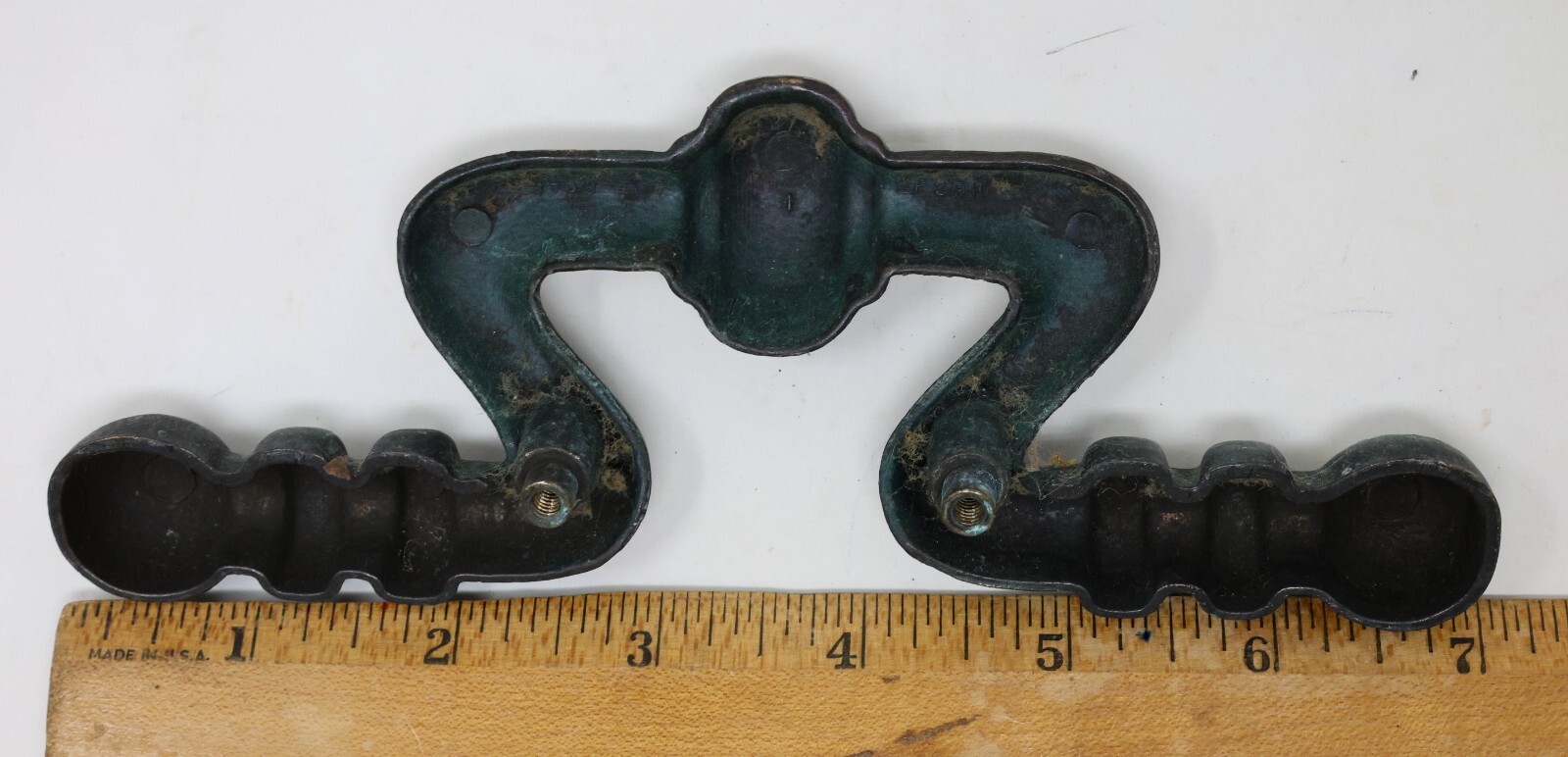 Antique Matching Set of Four (4) Drawer Pulls Handles 7″ Long 2″ CTC #1589 P2910