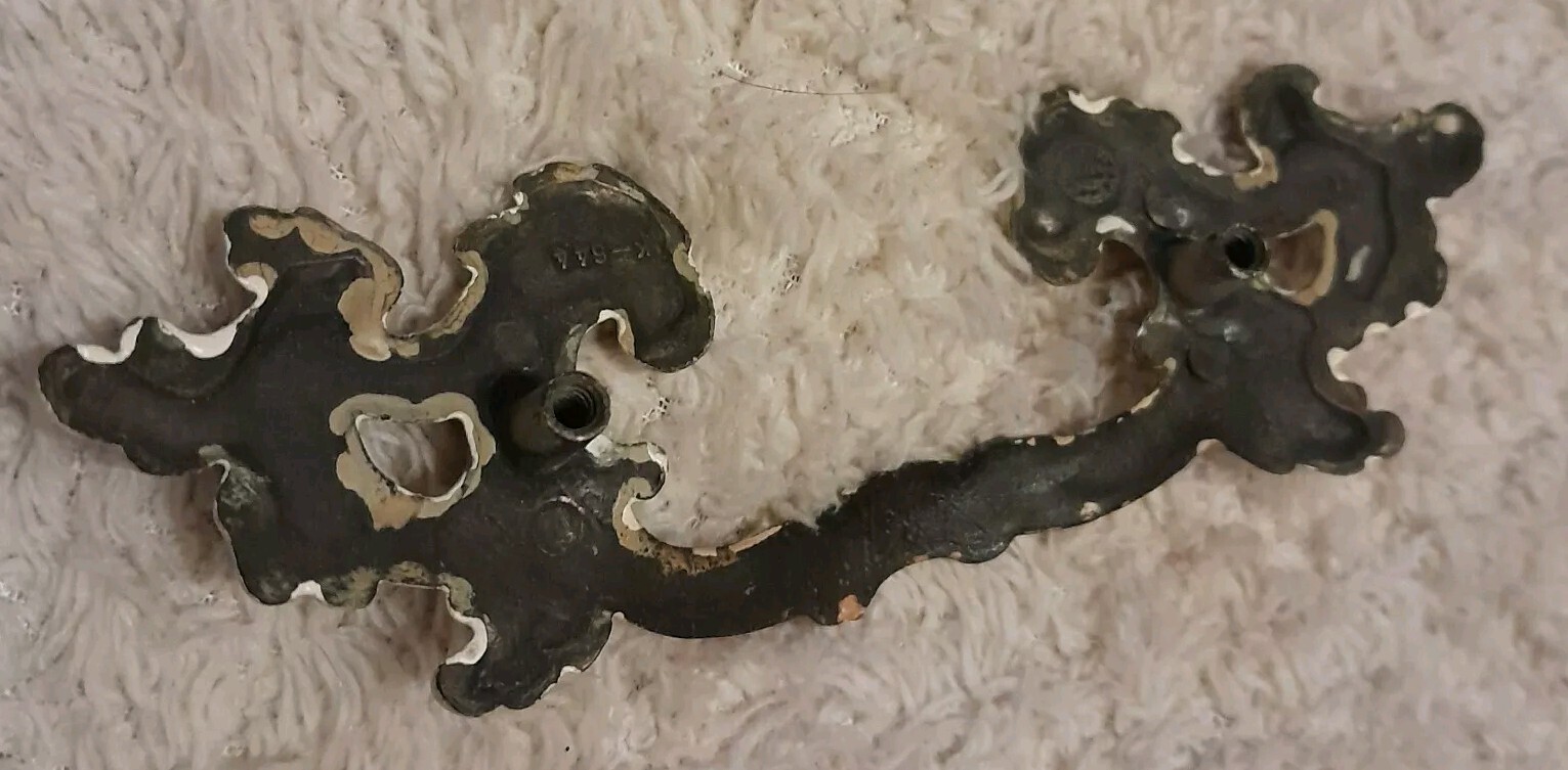 Drawer Pull Handles2 3/4″ Vintage French Provincial- Keller Brass Co. K-644 SET