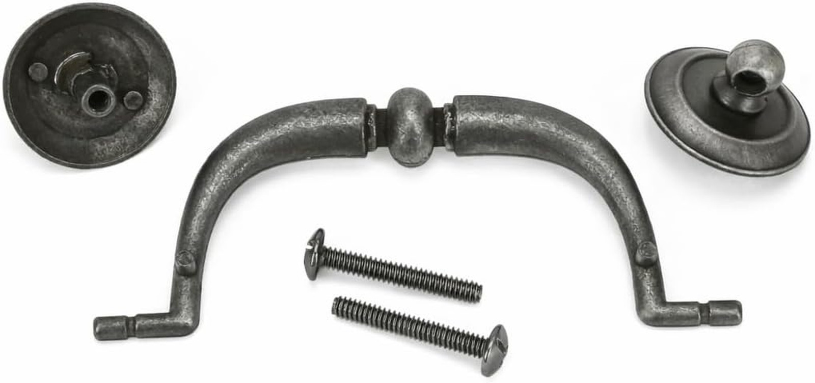 3.25″ Drawer Pulls Vintage Style Bail Drop Handles 82mm Antique Dark Brass Retro