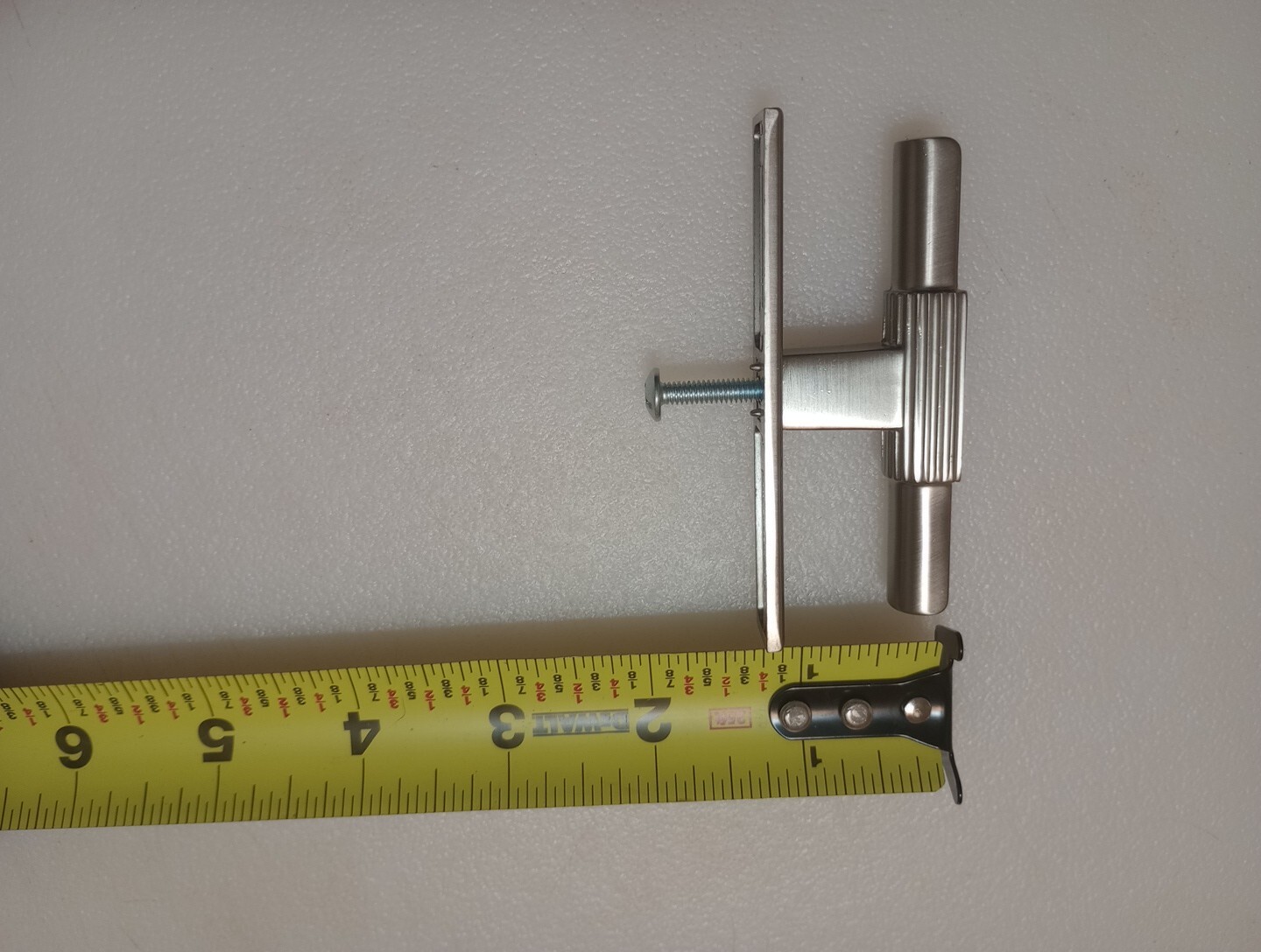 Vintage Cabinet Door Drawer Hardware Pulls Brass Nickel Deco, 3 1/4″X1 1/4″