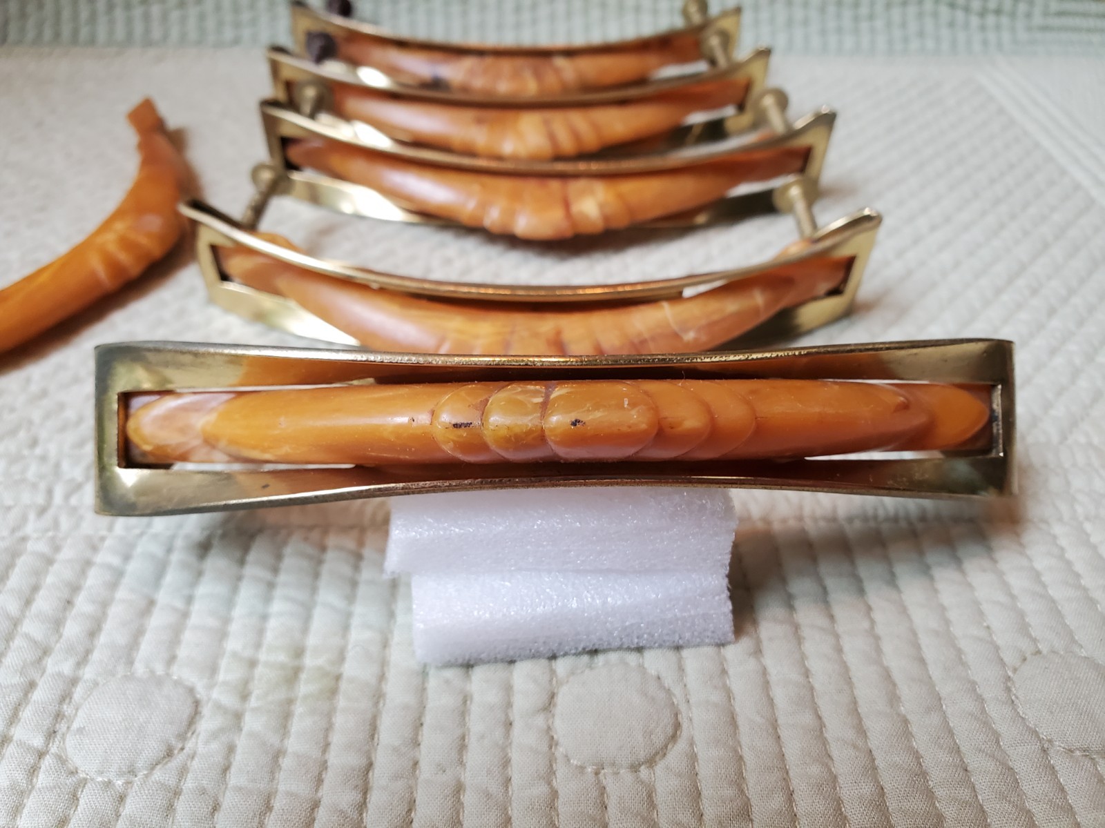 Vintage Art Deco/MCM Bakelite Drawer Pulls