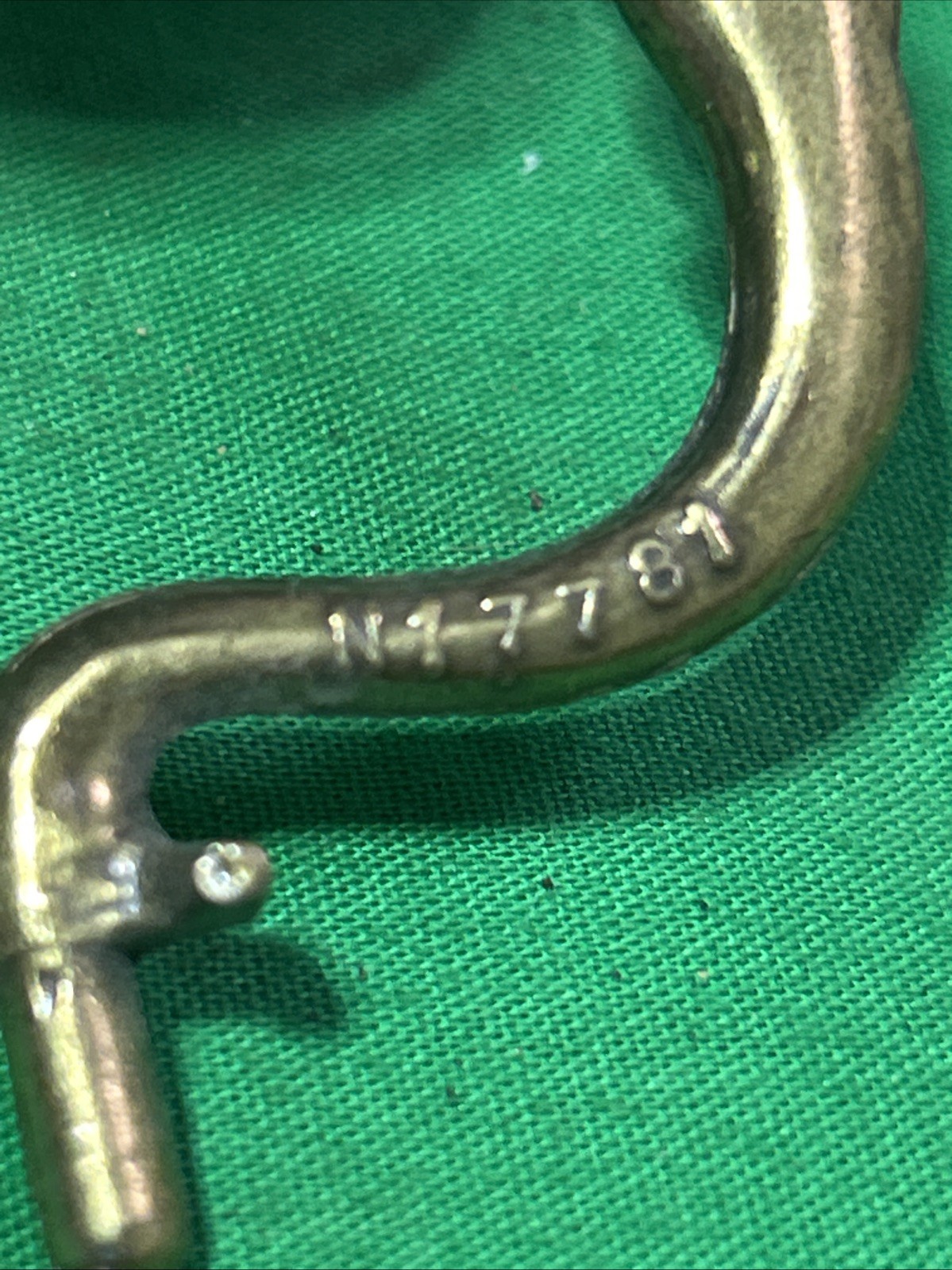 Five Vintage Brass Drop Bail Pull Handle Drawer 3” Center