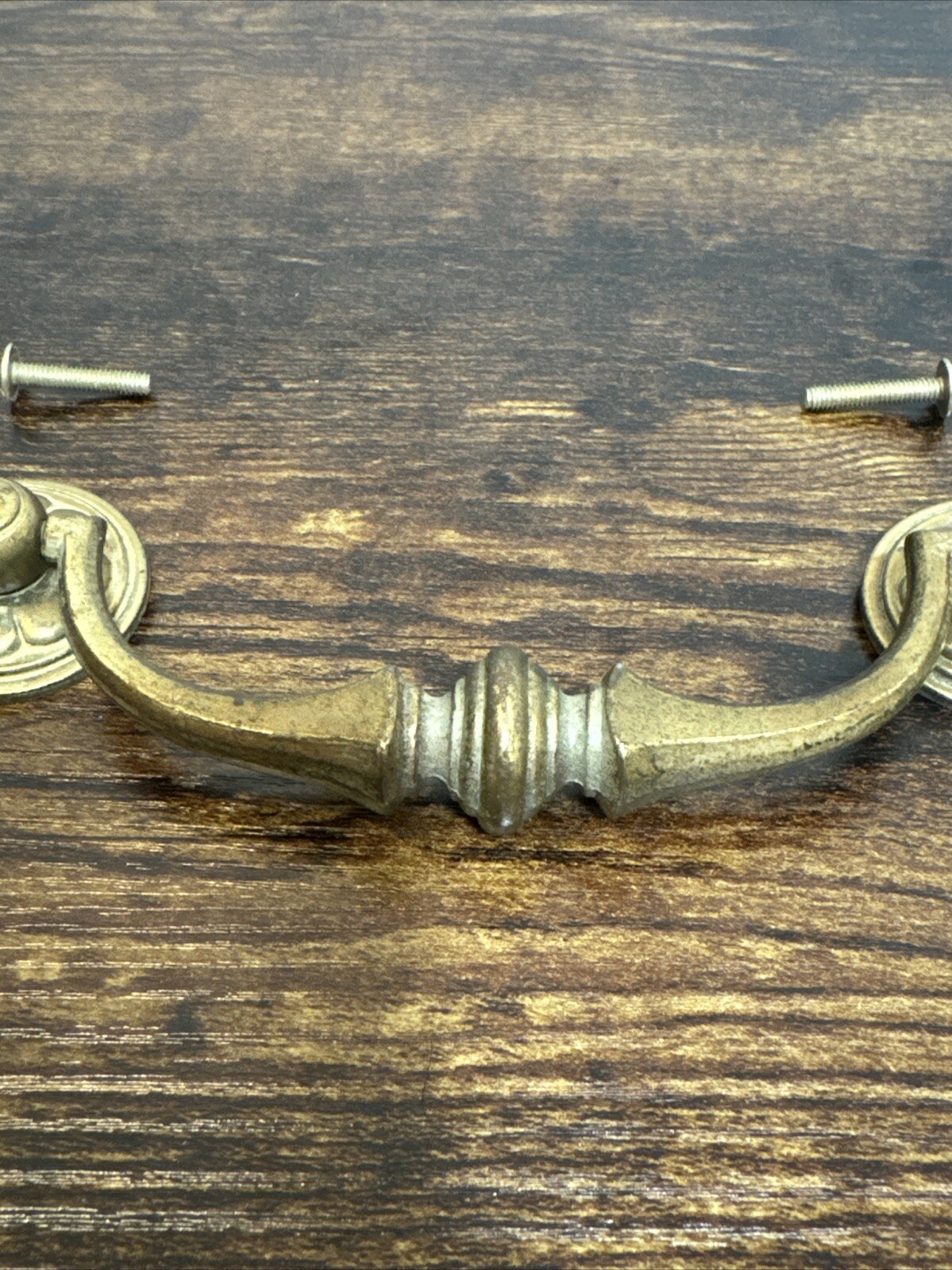 Drexel Esperanto Drawer Pull Tall Dresser Brass Vintage Drop Bail MCM Handle