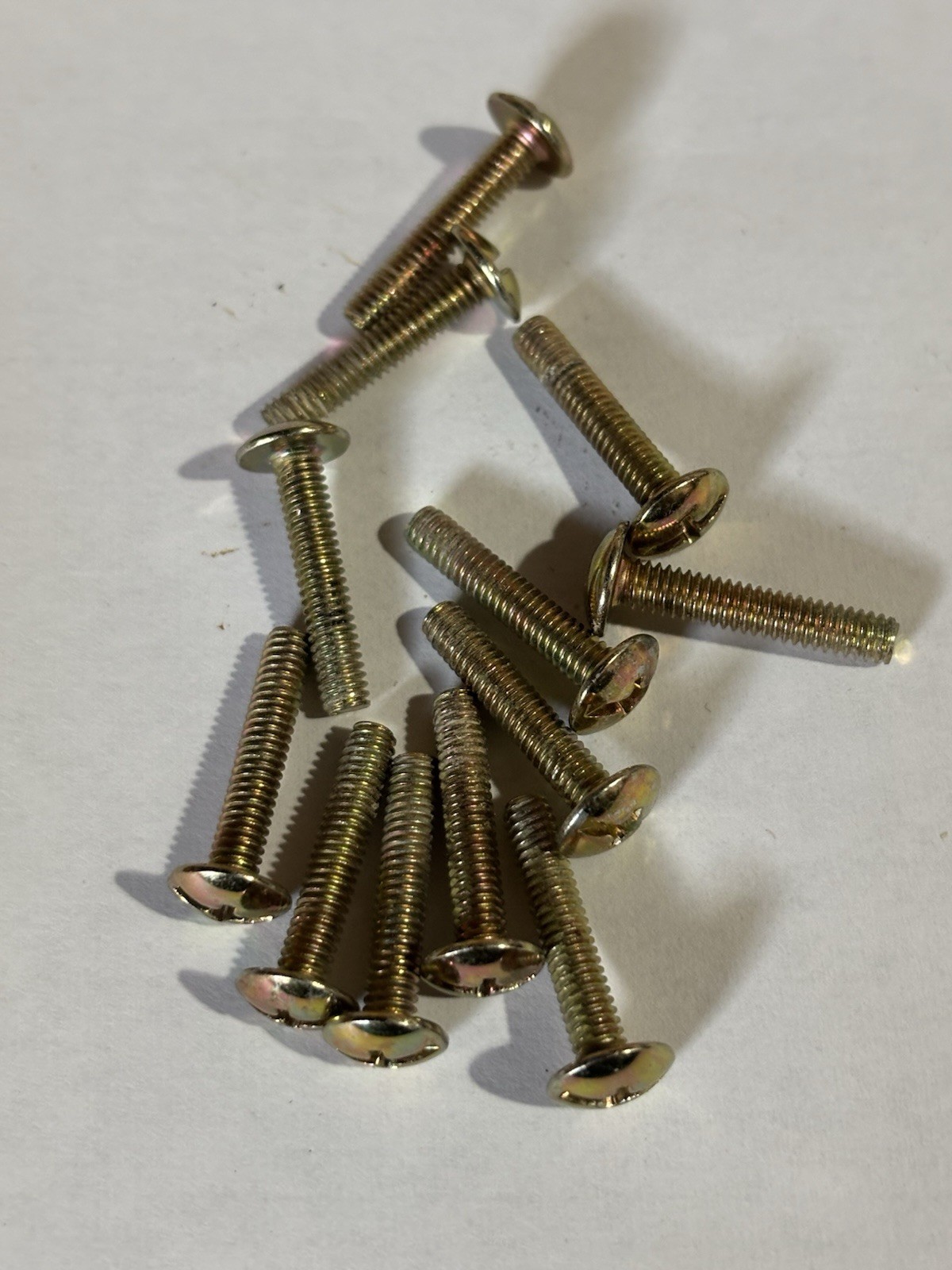 LOT OF 6 HALF CIRCLE WOOD DRAWER PULLS WITH SCREWS & MOUNTING INSTRUCTIONS