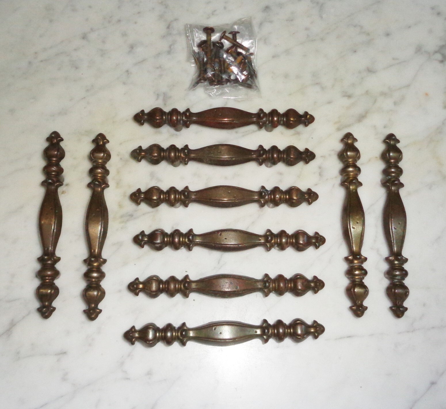 10 Keeler Brass Co KBC N08168 Handle Bar Pulls 5 3/4in Cabinet Door Drawer Pulls