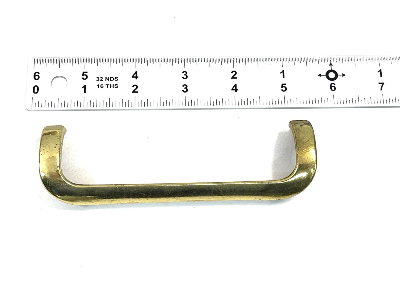 KBC Keeler Brass Co Vintage Drawer Pull Fixed Handle MCM 4.75″ OCB lot#1895