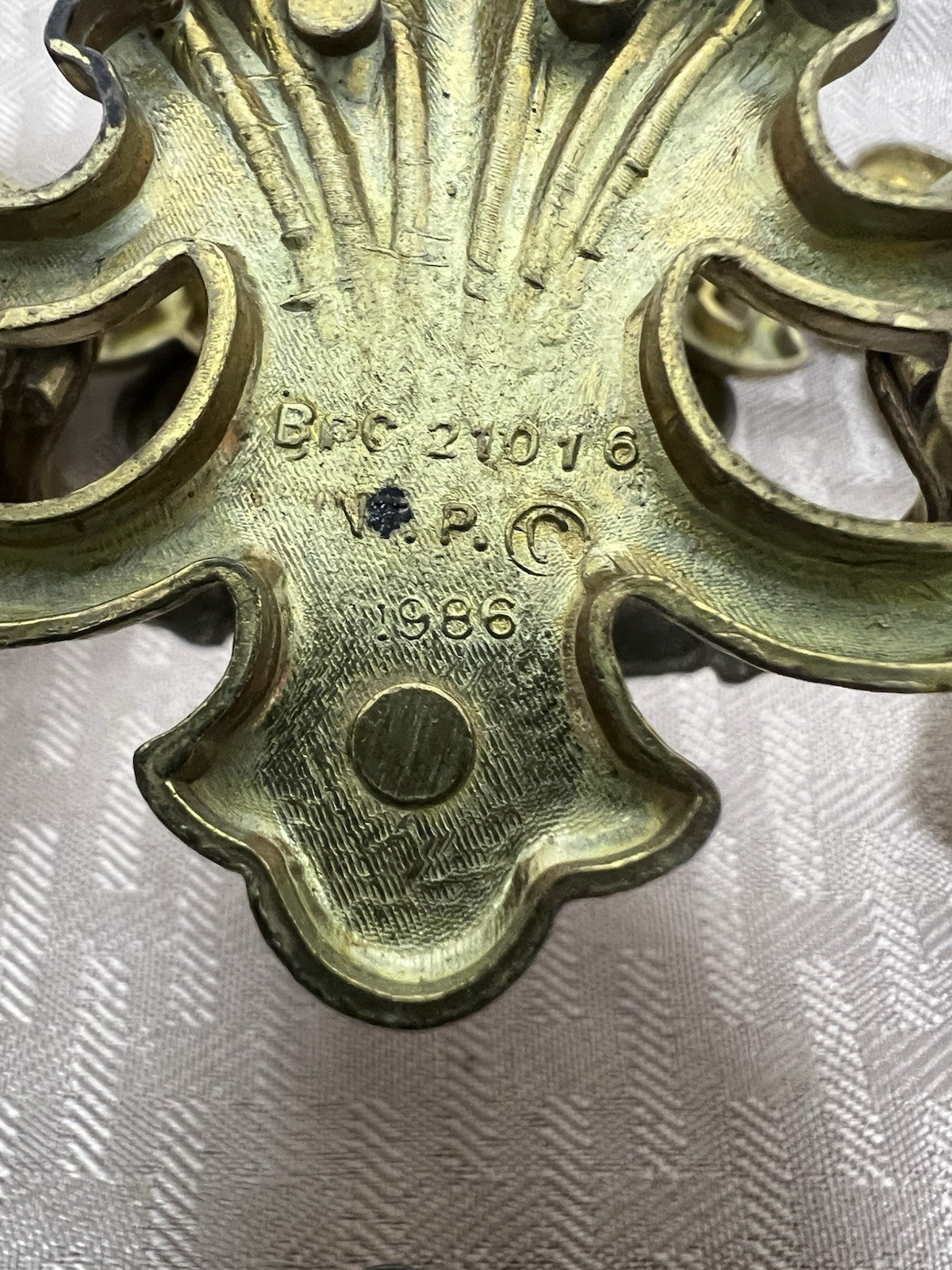 Lot 10 Vintage Brass Drop Bail Pull Handle Drawer 1986 BPC 21016 Chipendale
