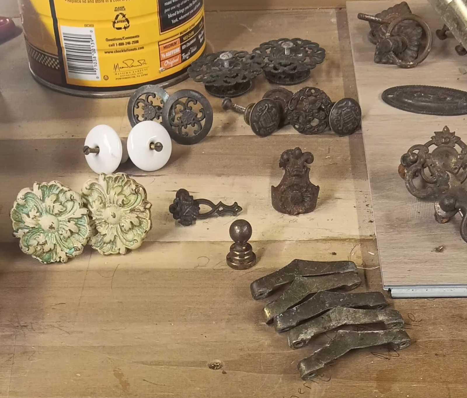 Mixed Lot Antique Vintage Drawer Pulls Knobs Hardware Restoration Salvage