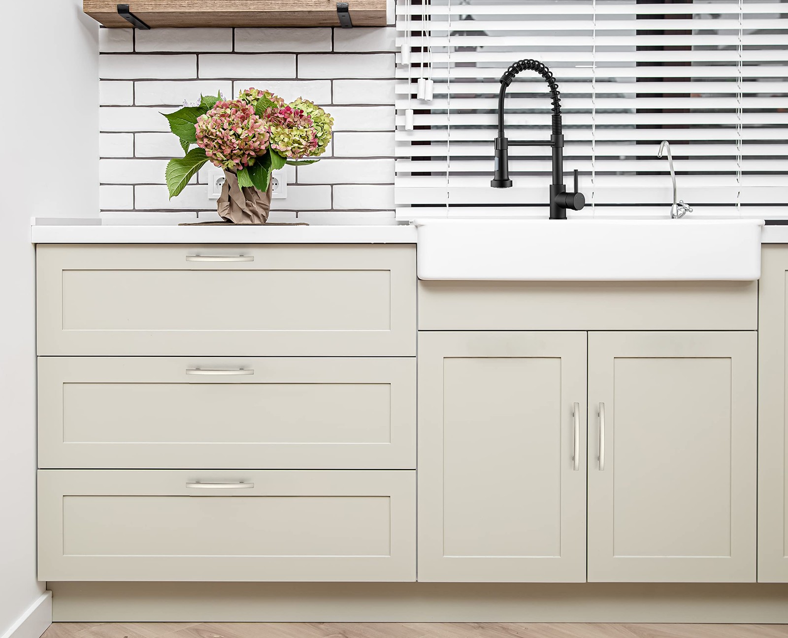 Ravinte 20 Pack Cabinet Handles Brushed Nickel Cabinet Pulls Kitchen Cabinet
