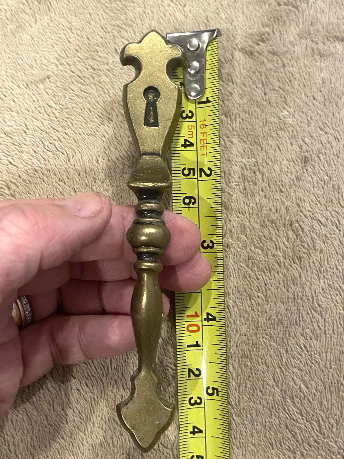 1976 AMEROCK Vintage 3″ Brass Drawer Cabinet Asymetric Pull Set of 20 CANADA