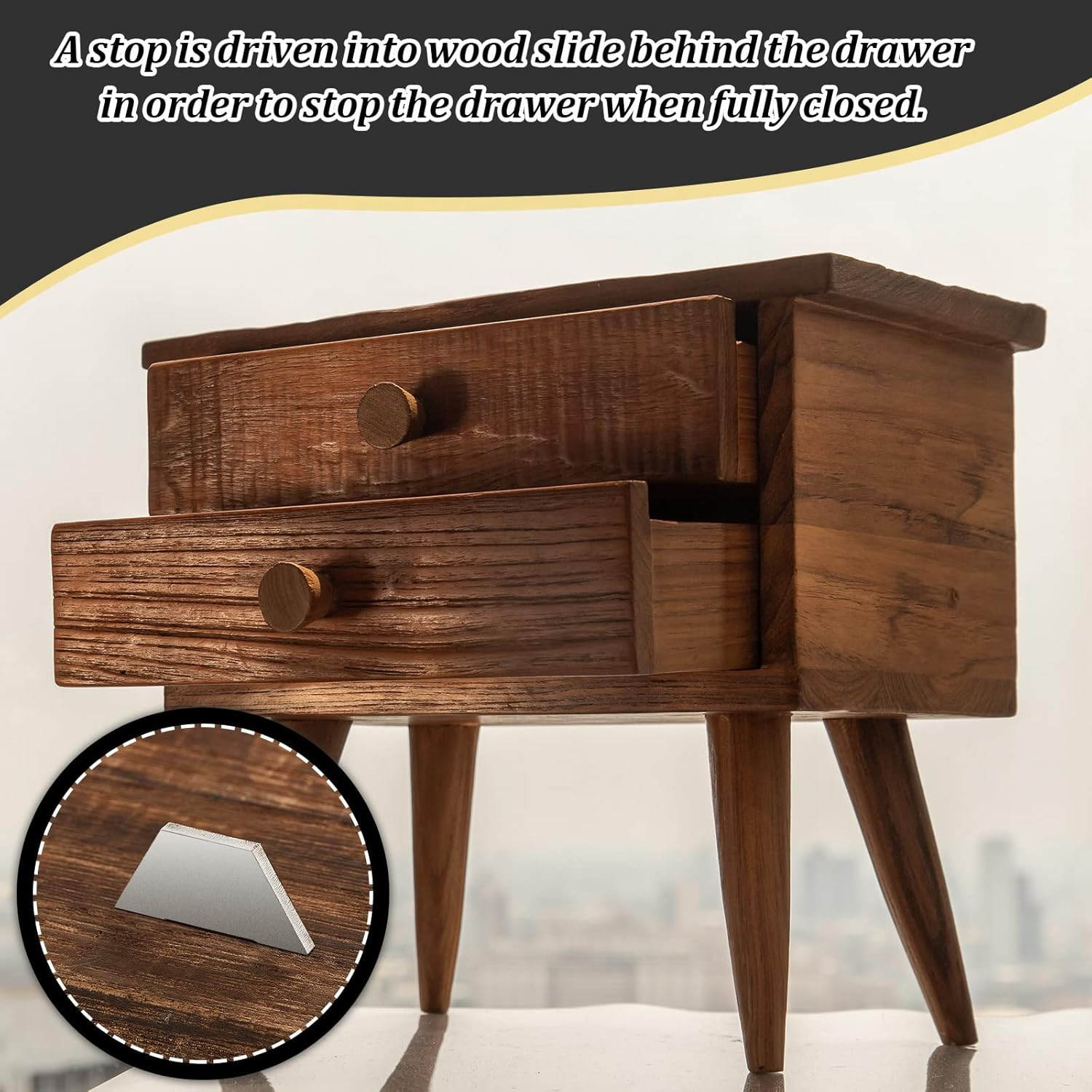 Drawer Stops for Dresser Metal Stoppers Antique Style Track Guide and Glides Sto