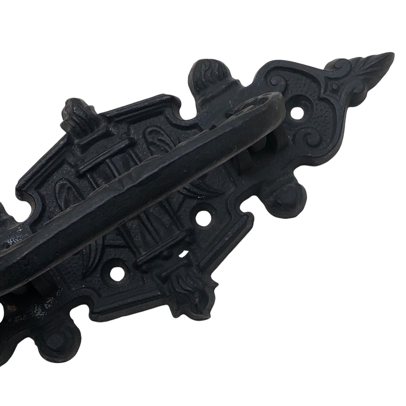 FRENCH DRAWER PULL – Antique Gothic Victorian Cast Iron Eastlake Coffin HEAVY!