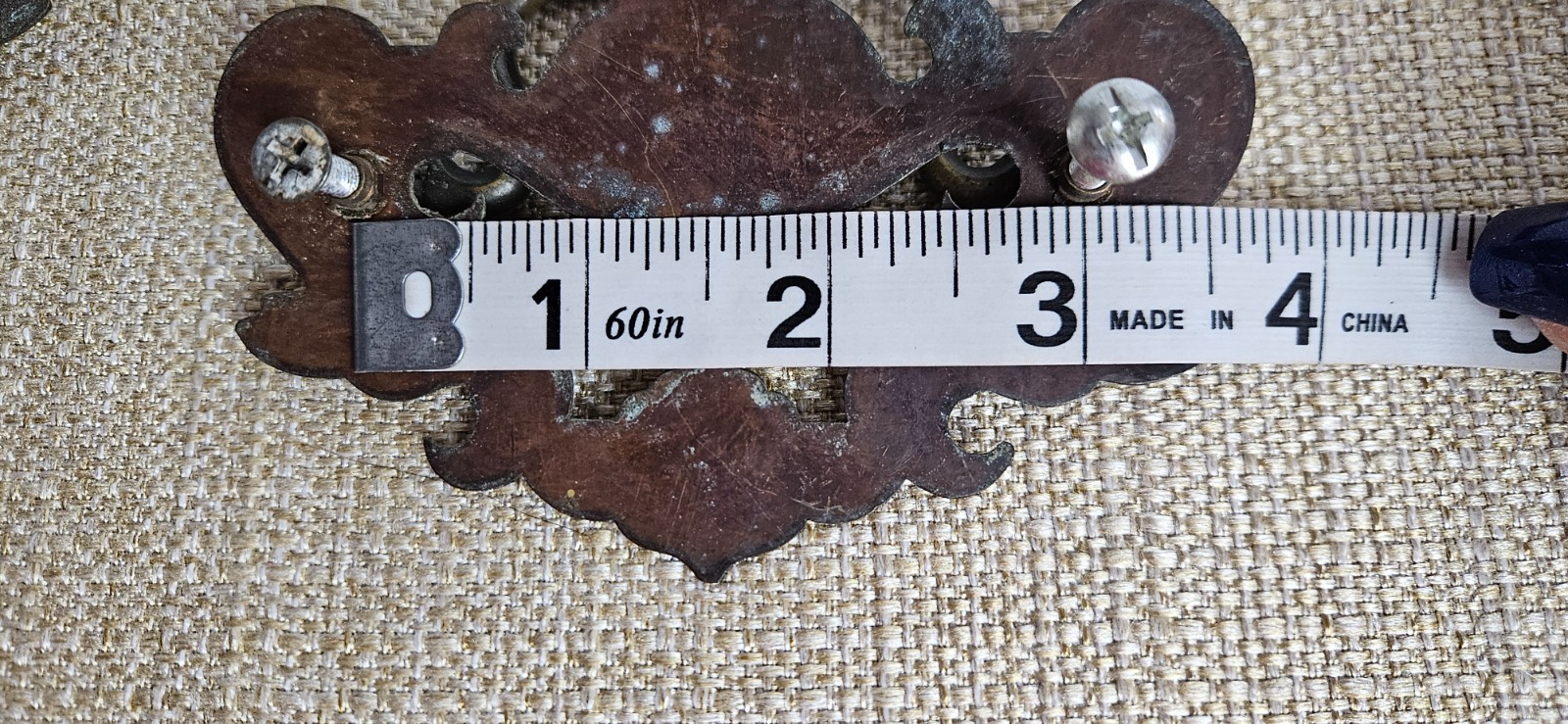 Vintage Chippendale Batwing Drawer Pulls Set 11 Brass 2 Sizes