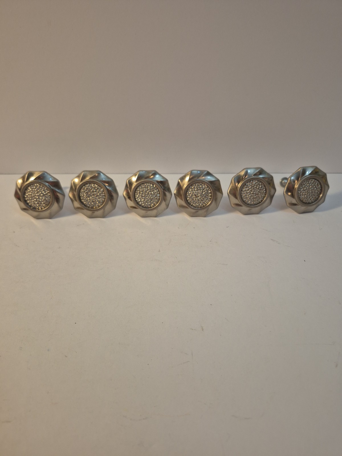 Vintage Flower Pull Knob ~ Old Furniture Hardware- Set Of 6