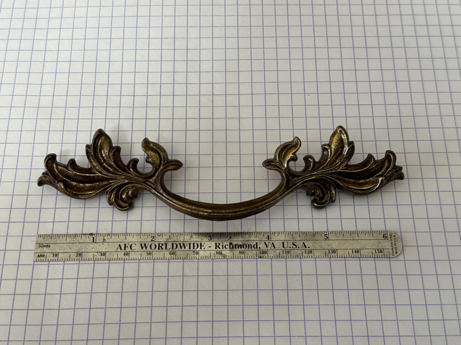 Keeler Brass KBC N 589 Fleur de Lis French Provincial Pull Handle Free Ship